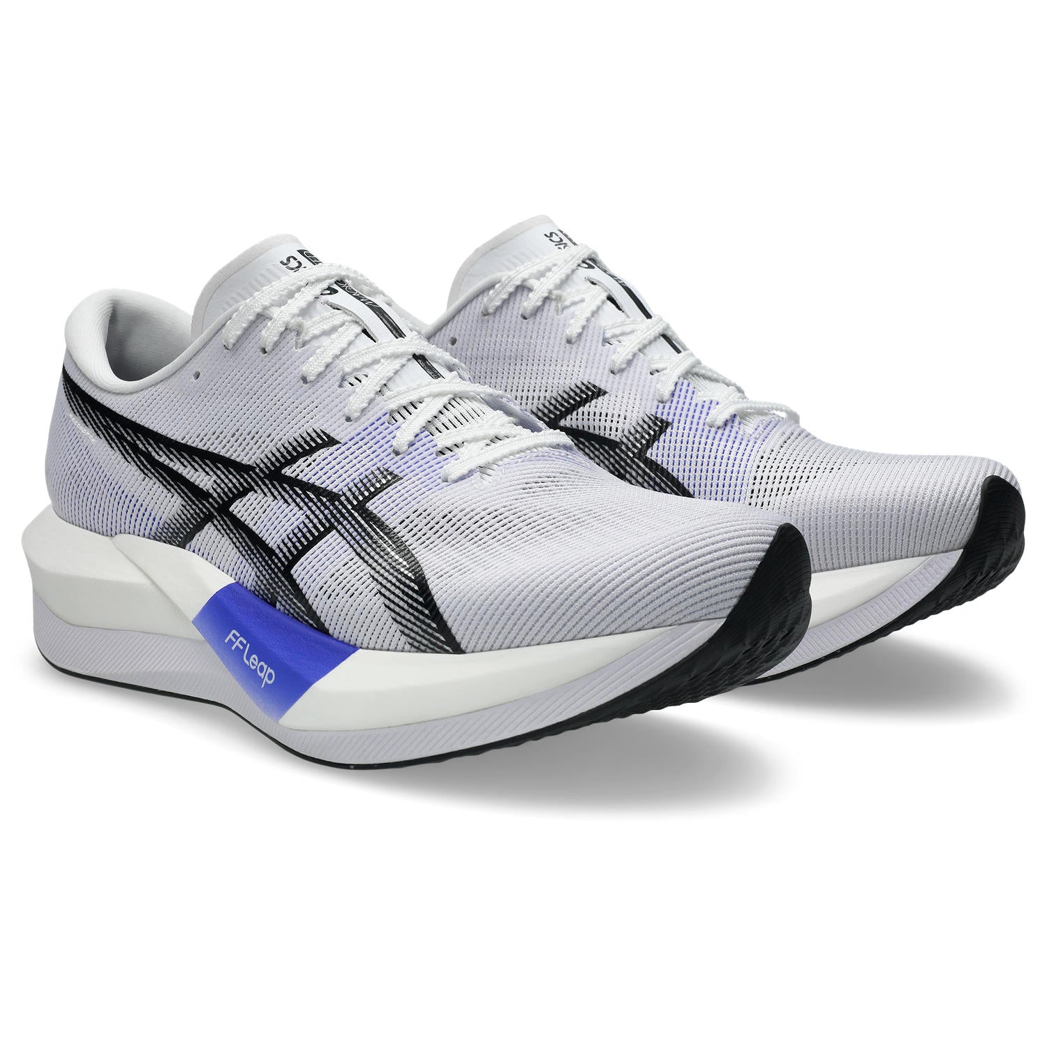 Asics Magic Speed 5 Unisex Running Shoes White Black