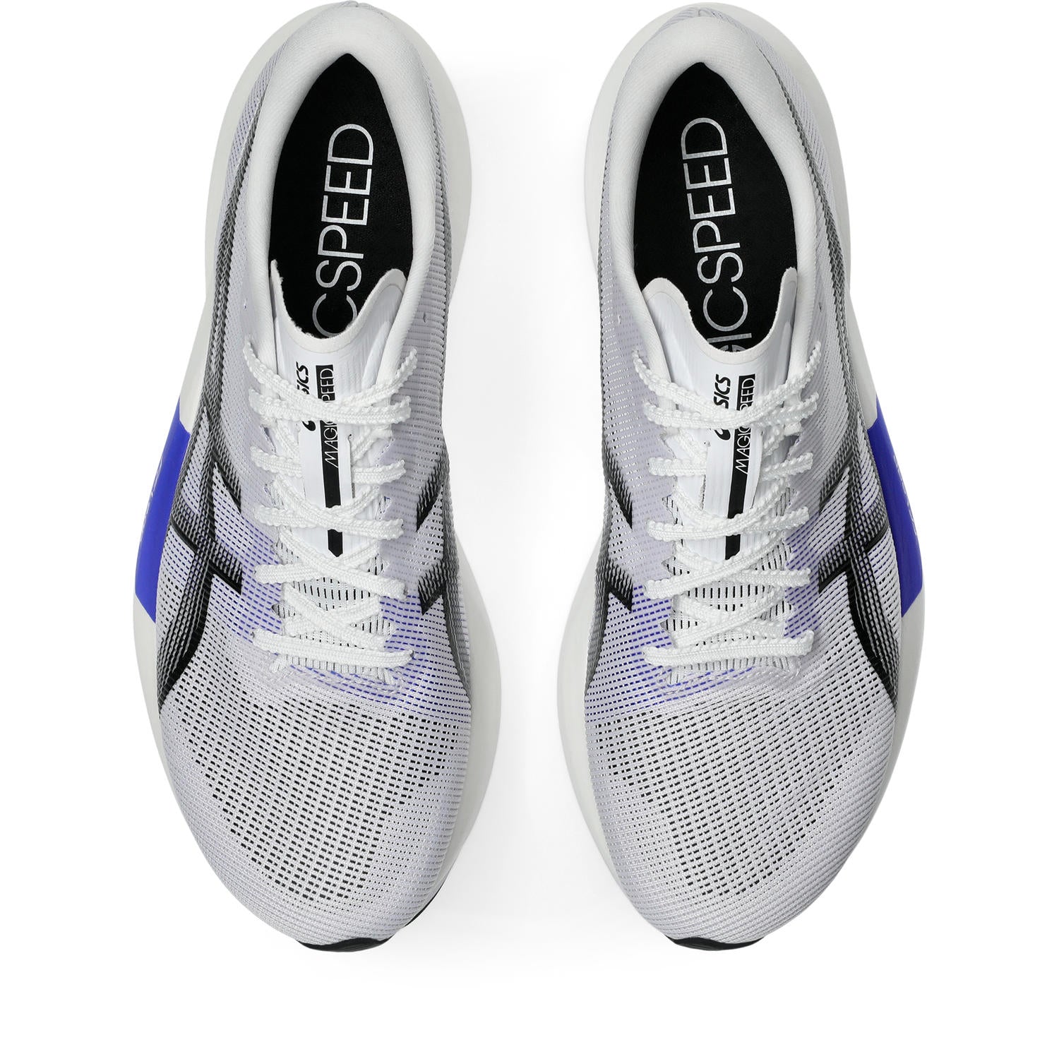 Asics Magic Speed 5 Unisex Running Shoes White Black
