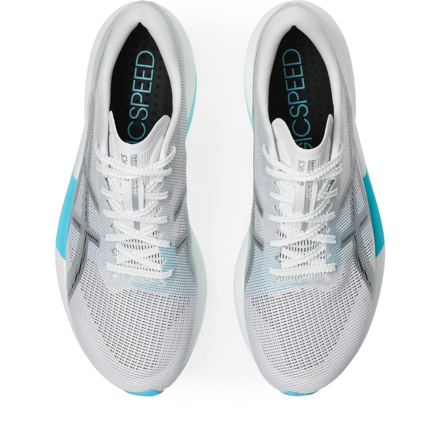 Asics Magic Speed 5 Unisex Running Shoes White Pure Silver
