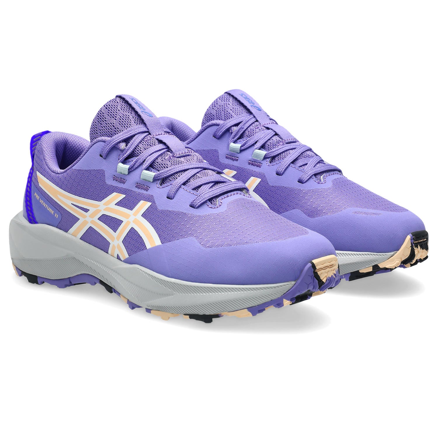 Asics Pre Venture II GS Junior Running Shoes Purple