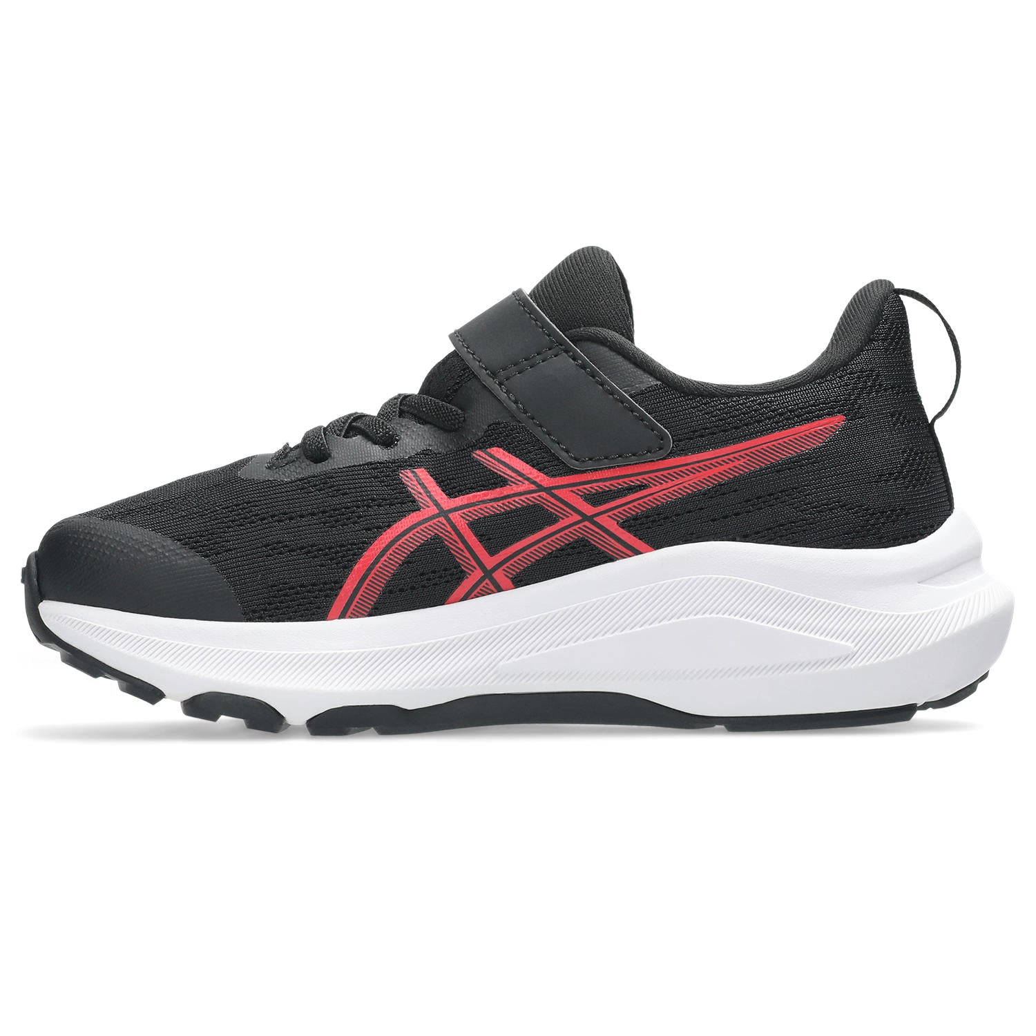 Asics GT-1000 14 PS Velcro Junior Running Shoes Black Red