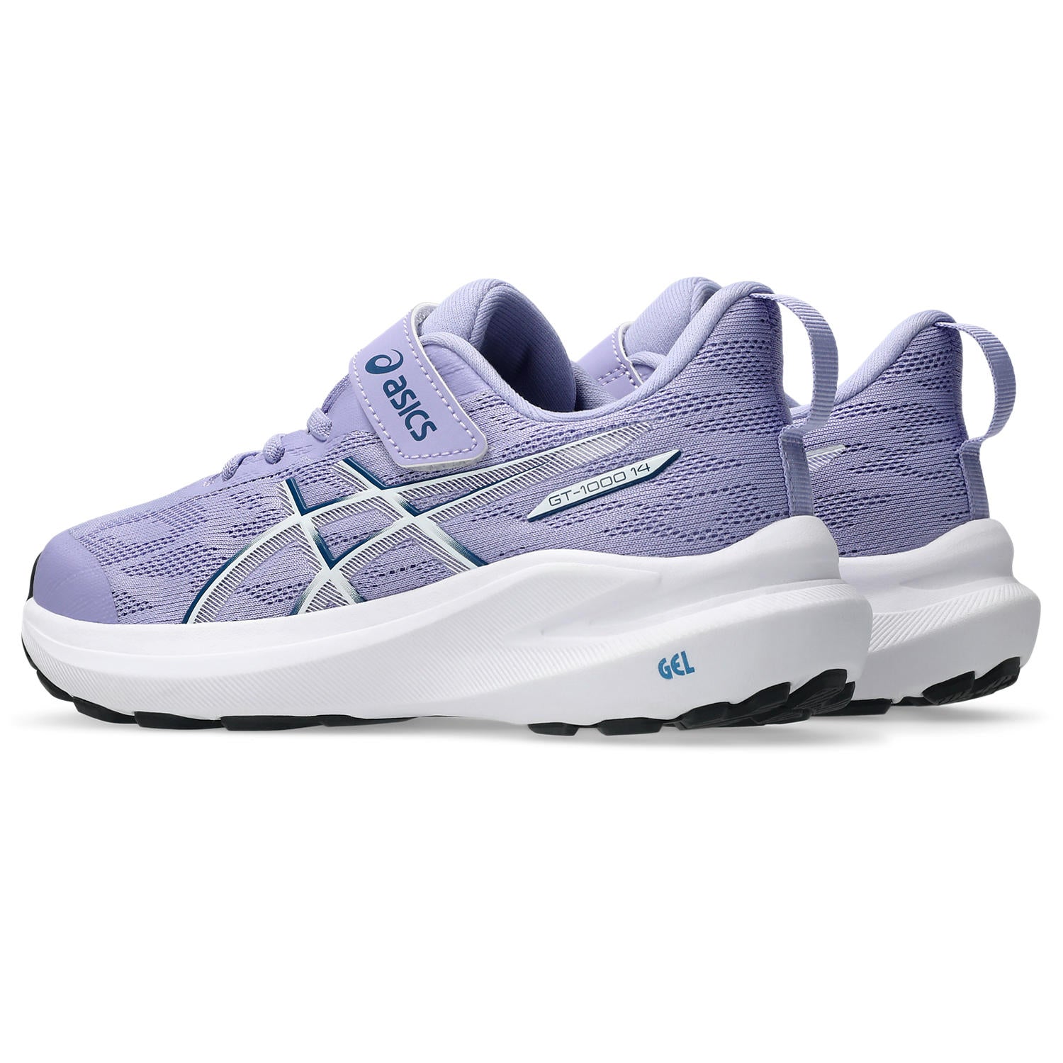 Asics GT-1000 14 PS Velcro Junior Running Shoes Bluebell Twilight