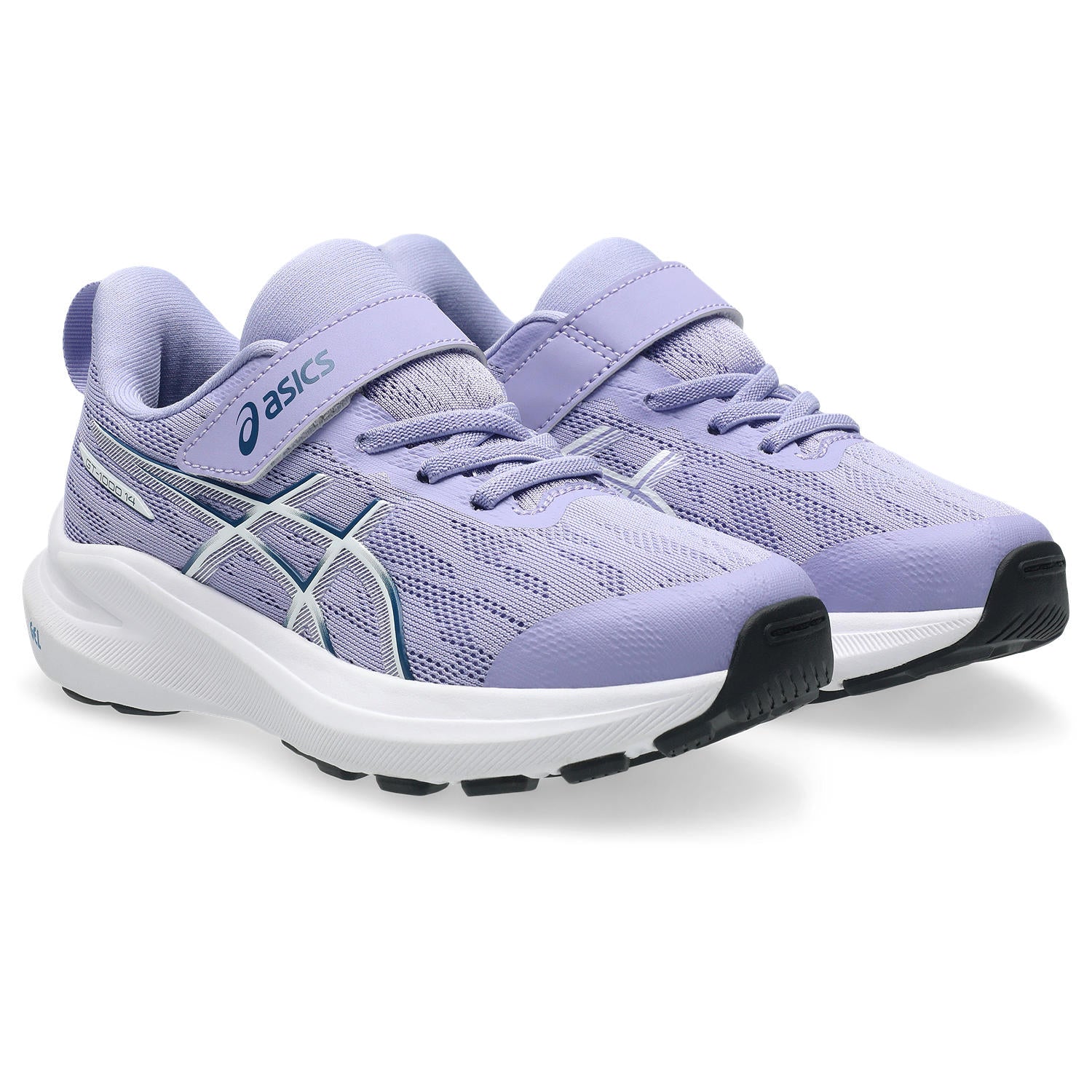 Asics GT-1000 14 PS Velcro Junior Running Shoes Bluebell Twilight