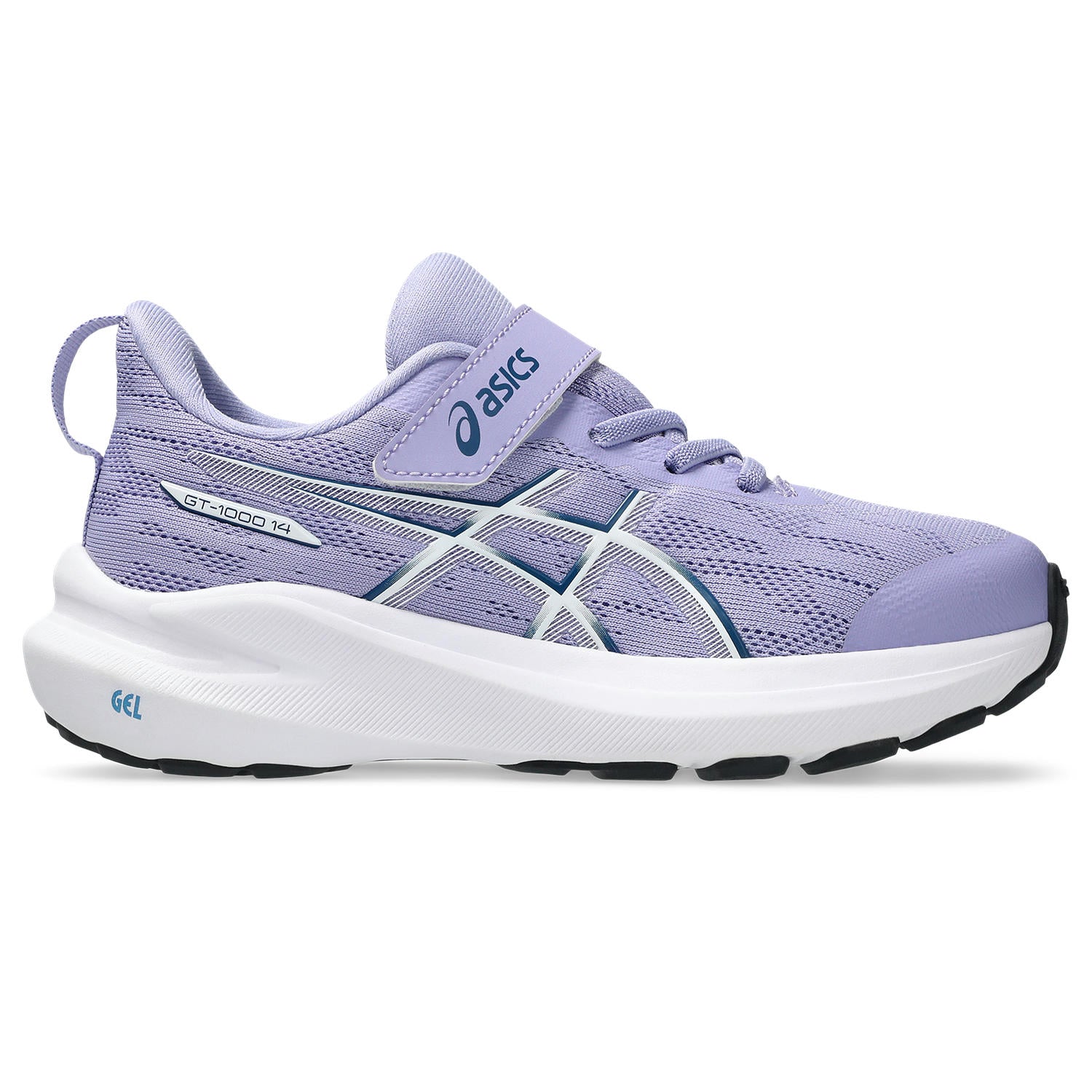 Asics GT-1000 14 PS Velcro Junior Running Shoes Bluebell Twilight