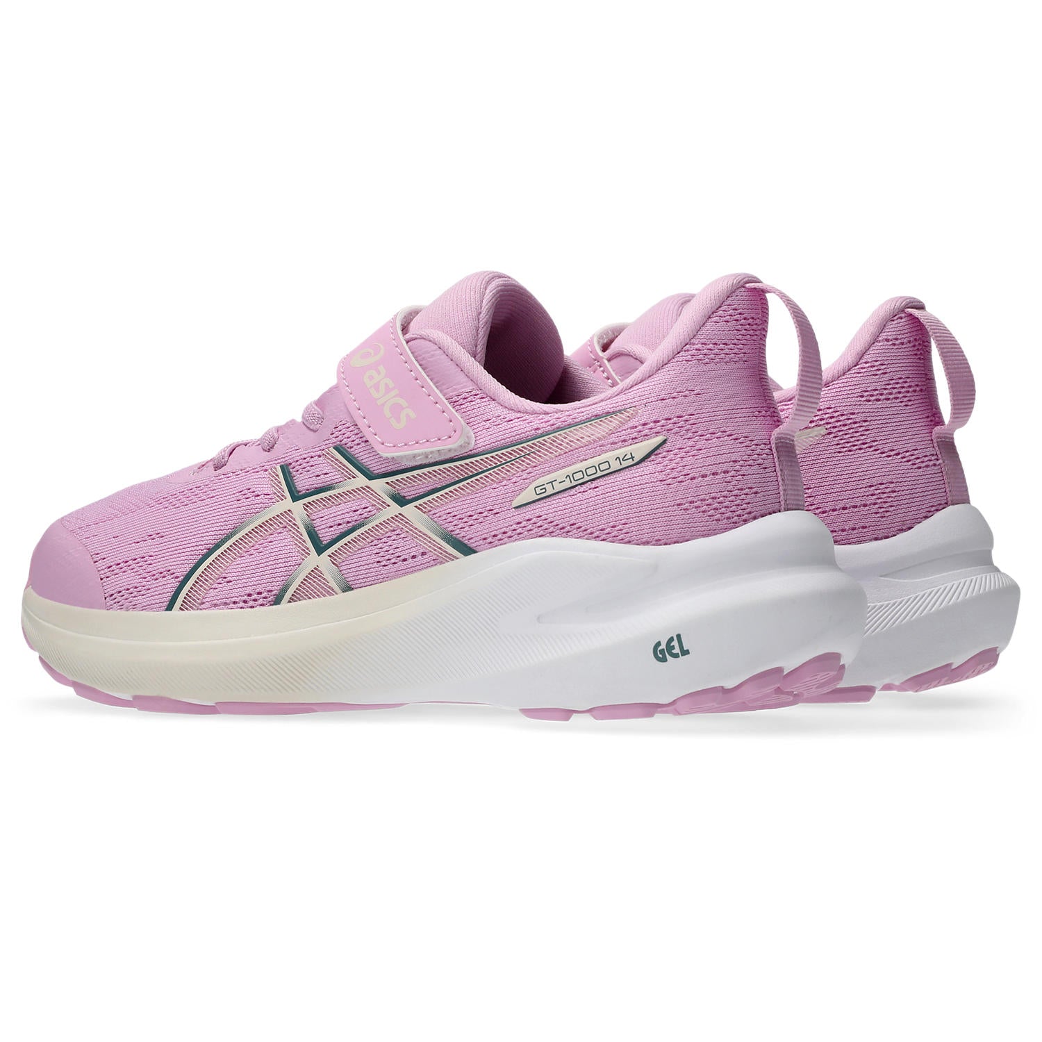 Asics GT-1000 14 PS Velcro Junior Running Shoes Hazy Lilac