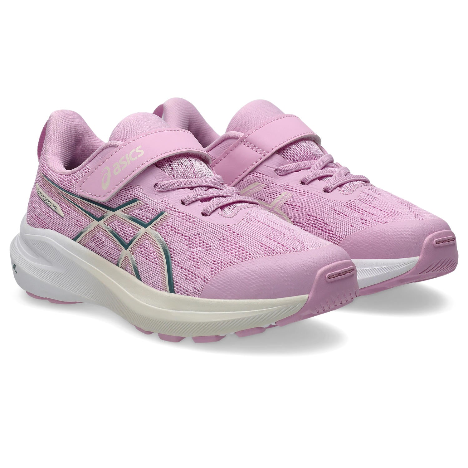 Asics GT-1000 14 PS Velcro Junior Running Shoes Hazy Lilac