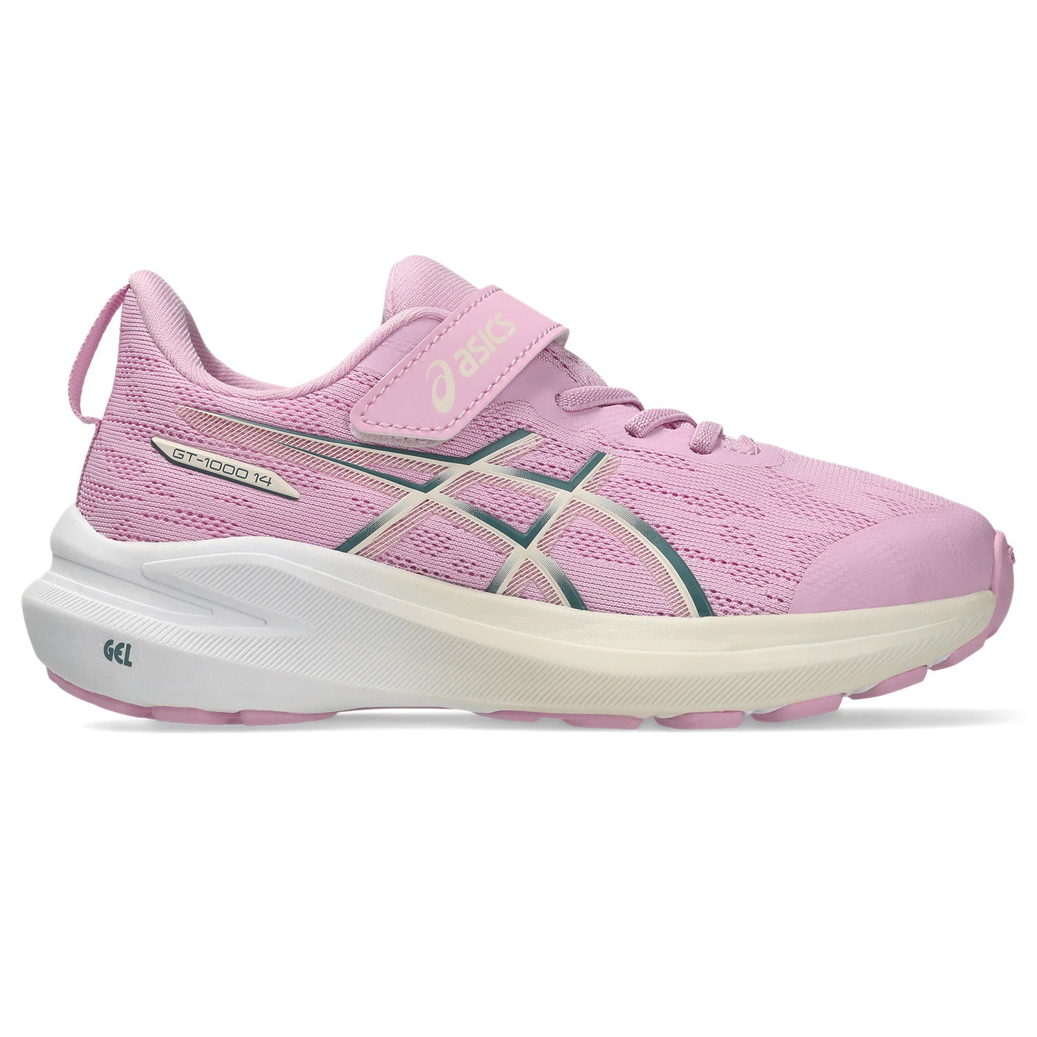 Asics GT-1000 14 PS Velcro Junior Running Shoes Hazy Lilac