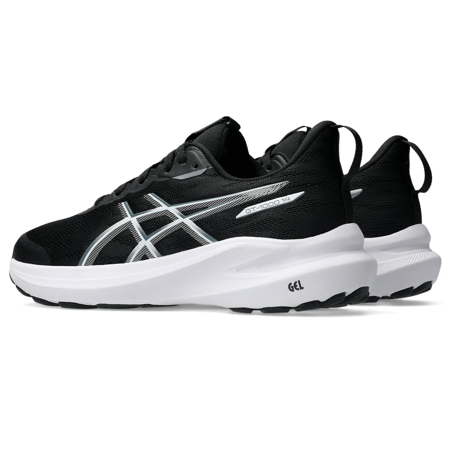 Asics GT-1000 14 GS Junior Running Shoes Twilight Black White