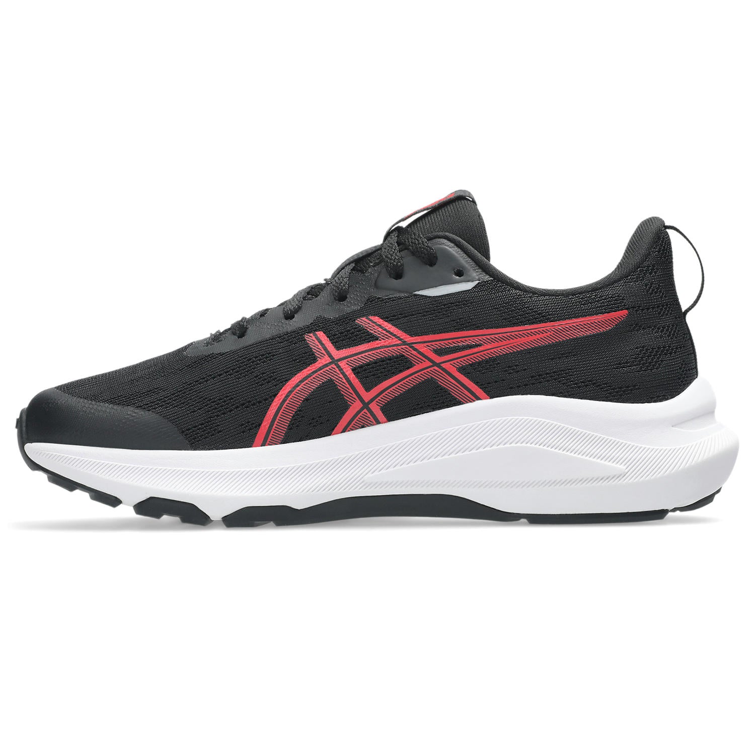 Asics GT-1000 14 GS Junior Running Shoes Black Red