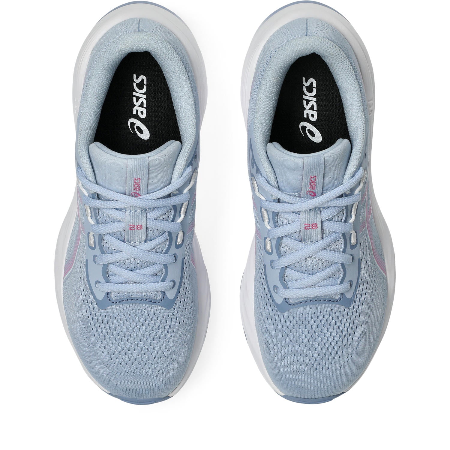 Asics Gel-Cumulus 28 GS Junior Running Shoes Solid Air Bubblegum