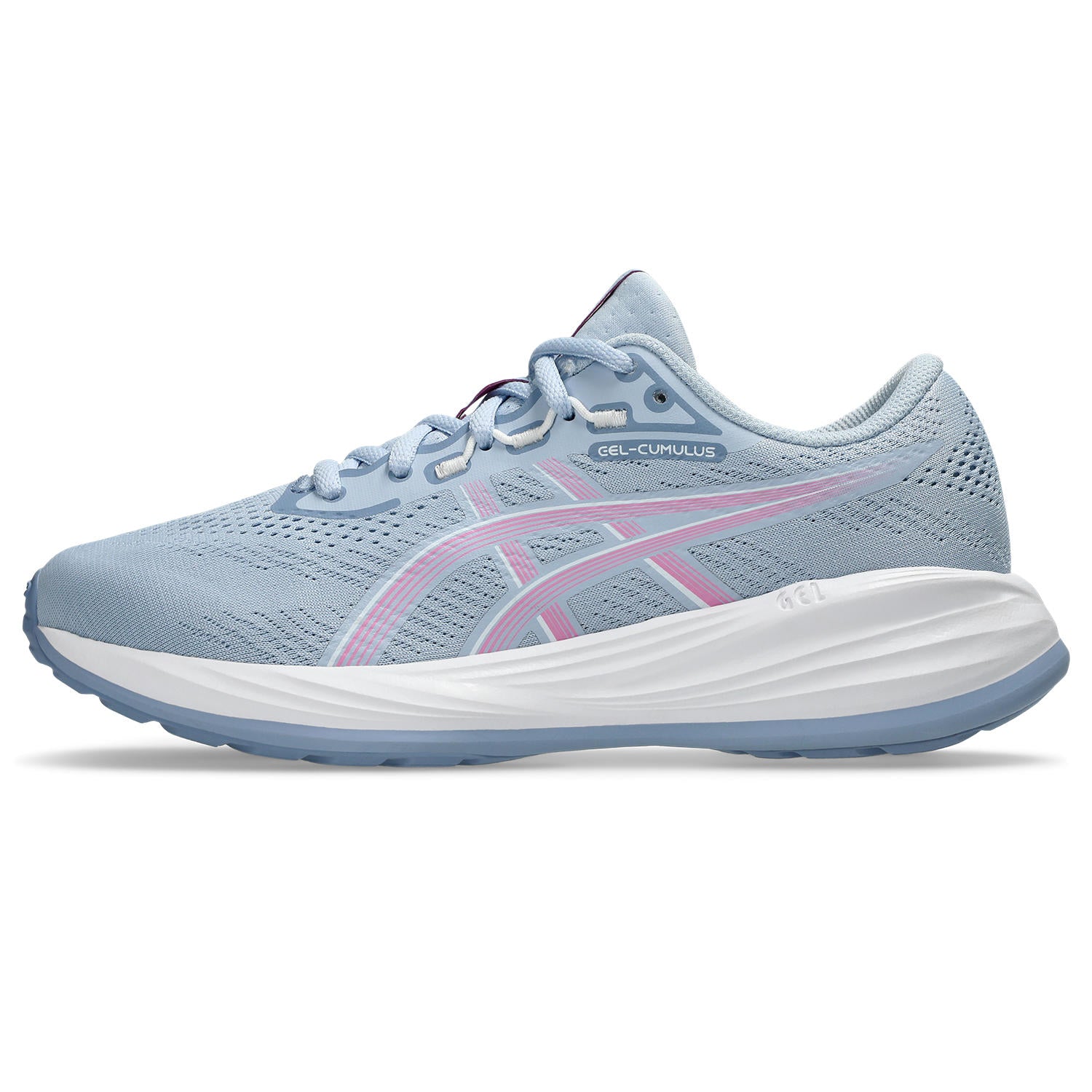 Asics Gel-Cumulus 28 GS Junior Running Shoes Solid Air Bubblegum