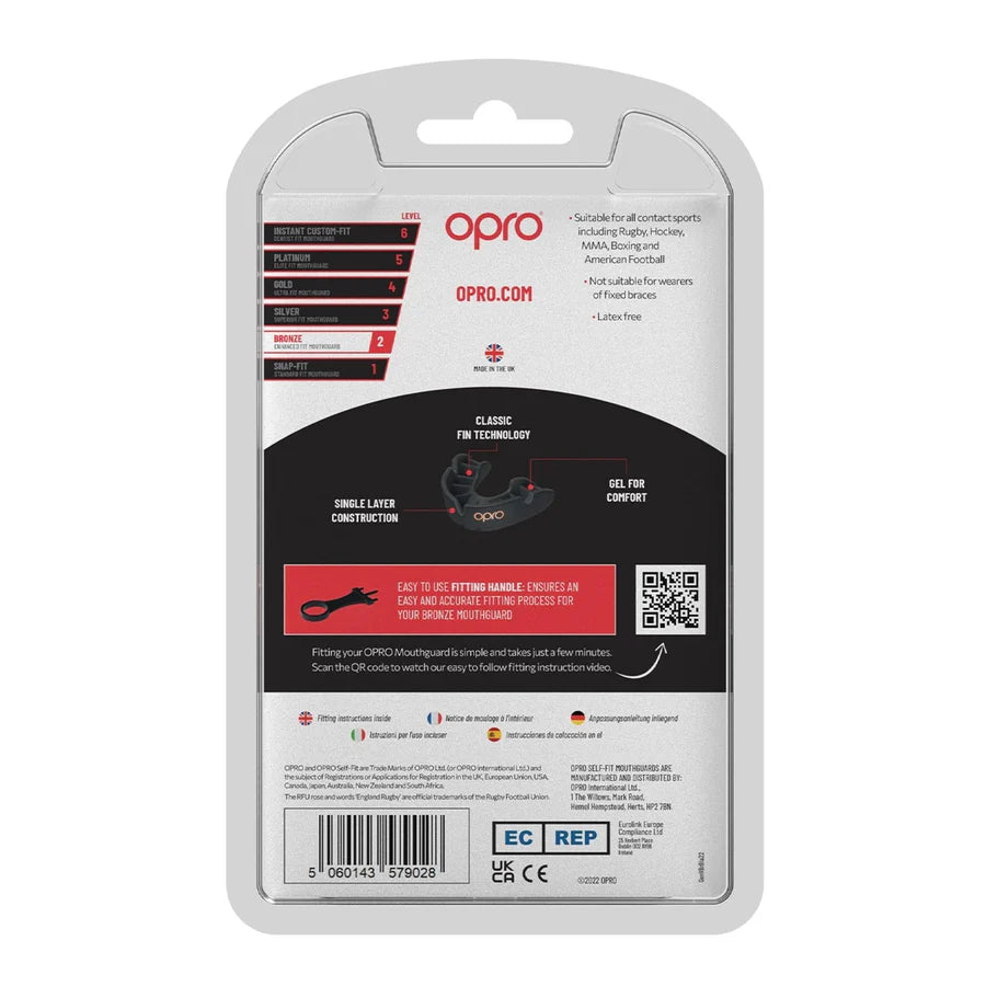OPRO Bronze Self-Fit Mouthguard Adult