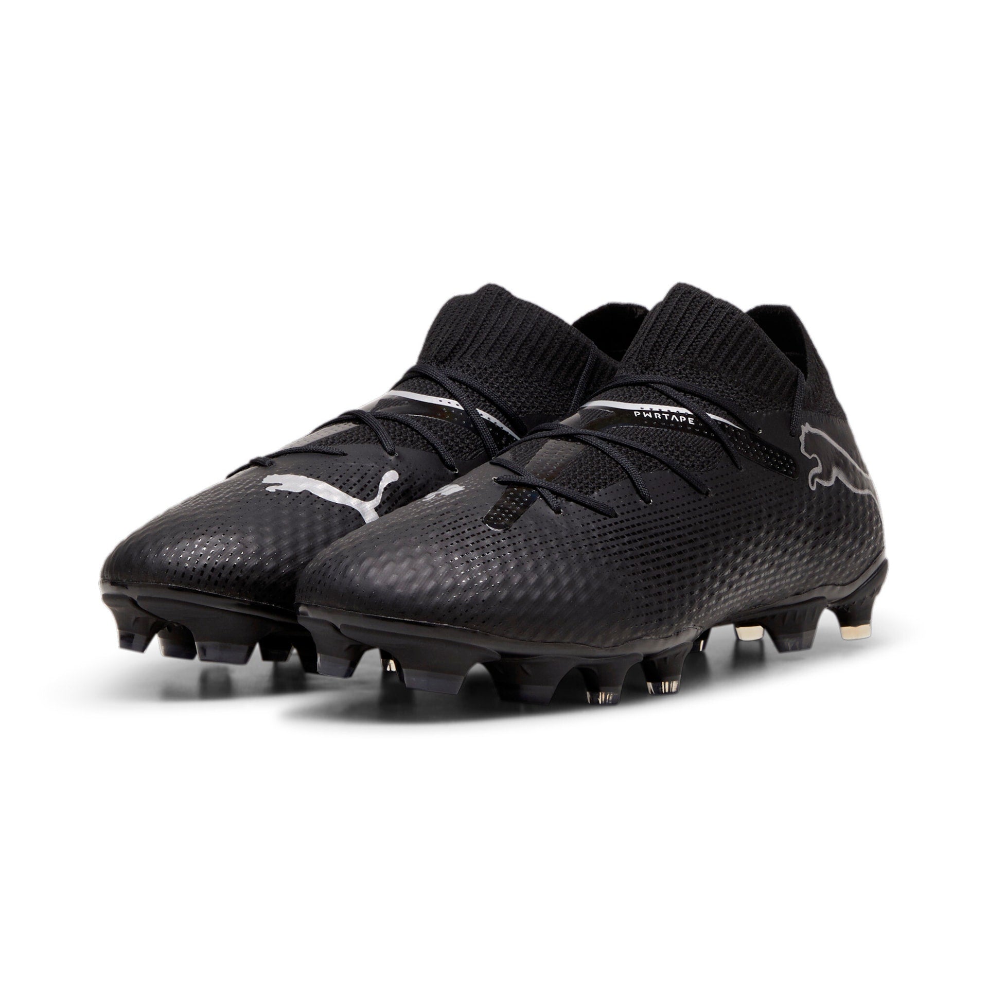 Puma Future 7 Pro Firm Ground Football Boots Black Silver