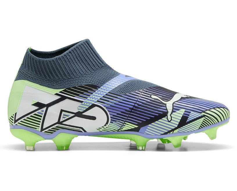 Puma Future 7 Match+ Firm Ground laceless Football Boots Grey Skies
