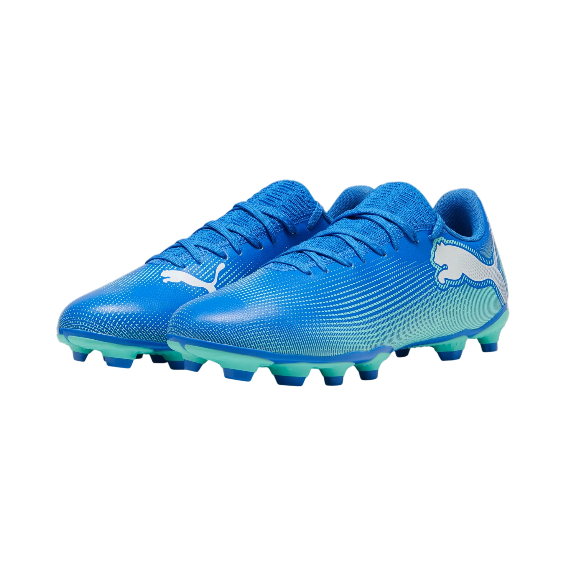 Puma Future 7 Play Firm Ground Football Boots Blue Mint
