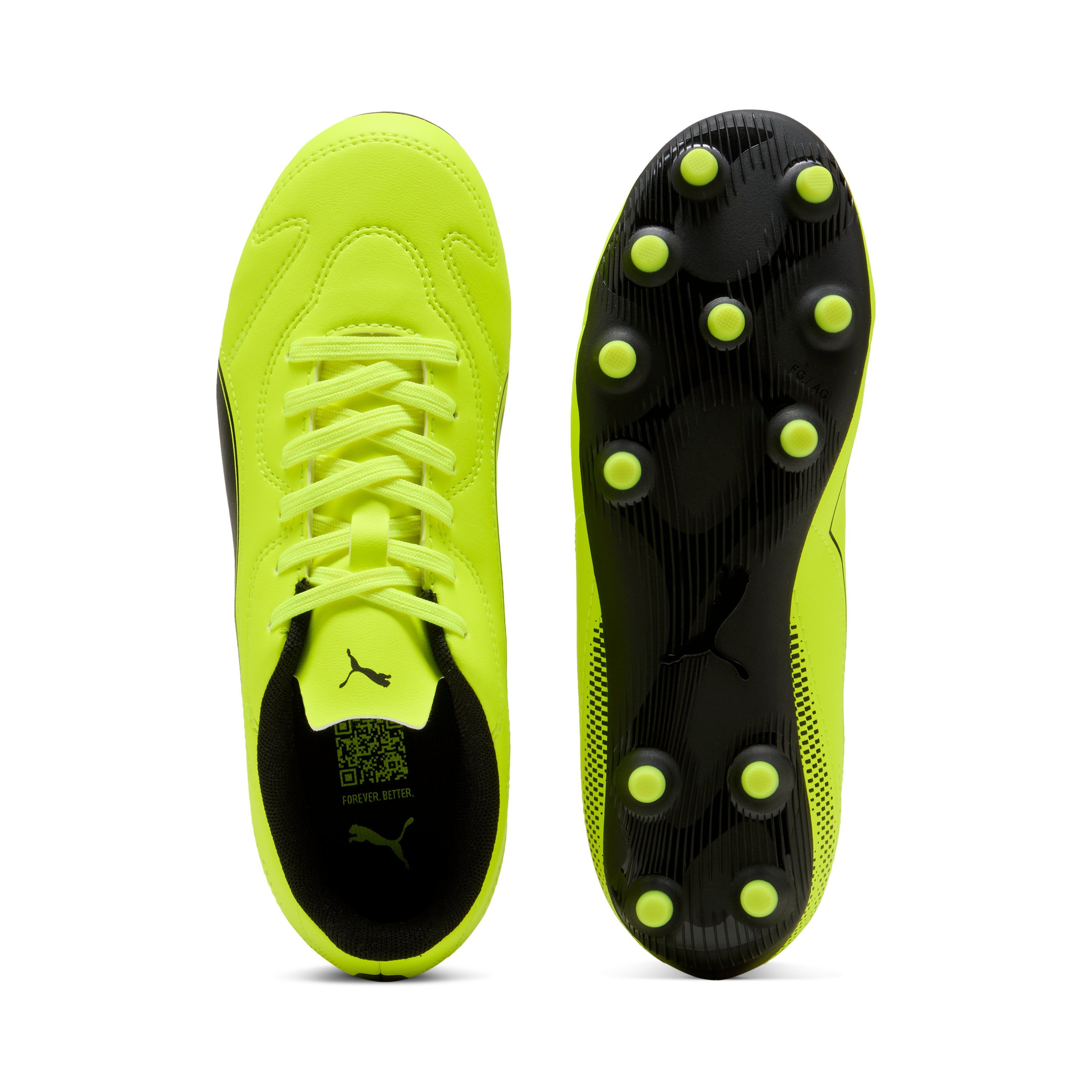 Puma Vitoria II Firm Ground Junior Football Boots Yellow