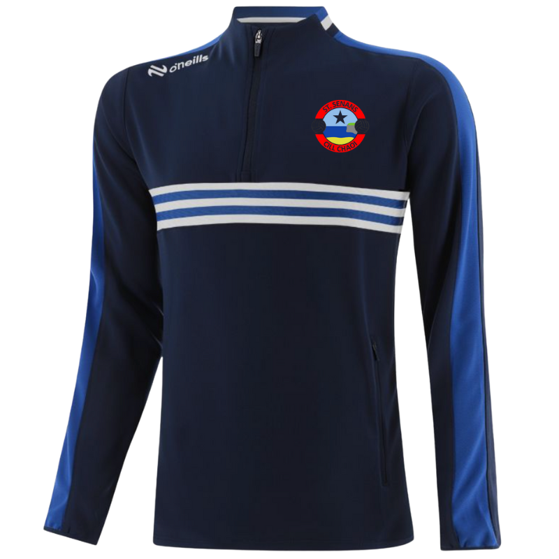 O'Neills Kilkee GAA Dromore Squad Half Zip Marine Royal White
