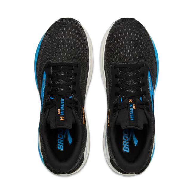 Brooks Adrenaline GTS 24 Men's Running Shoes Black Ebony Cloissonne