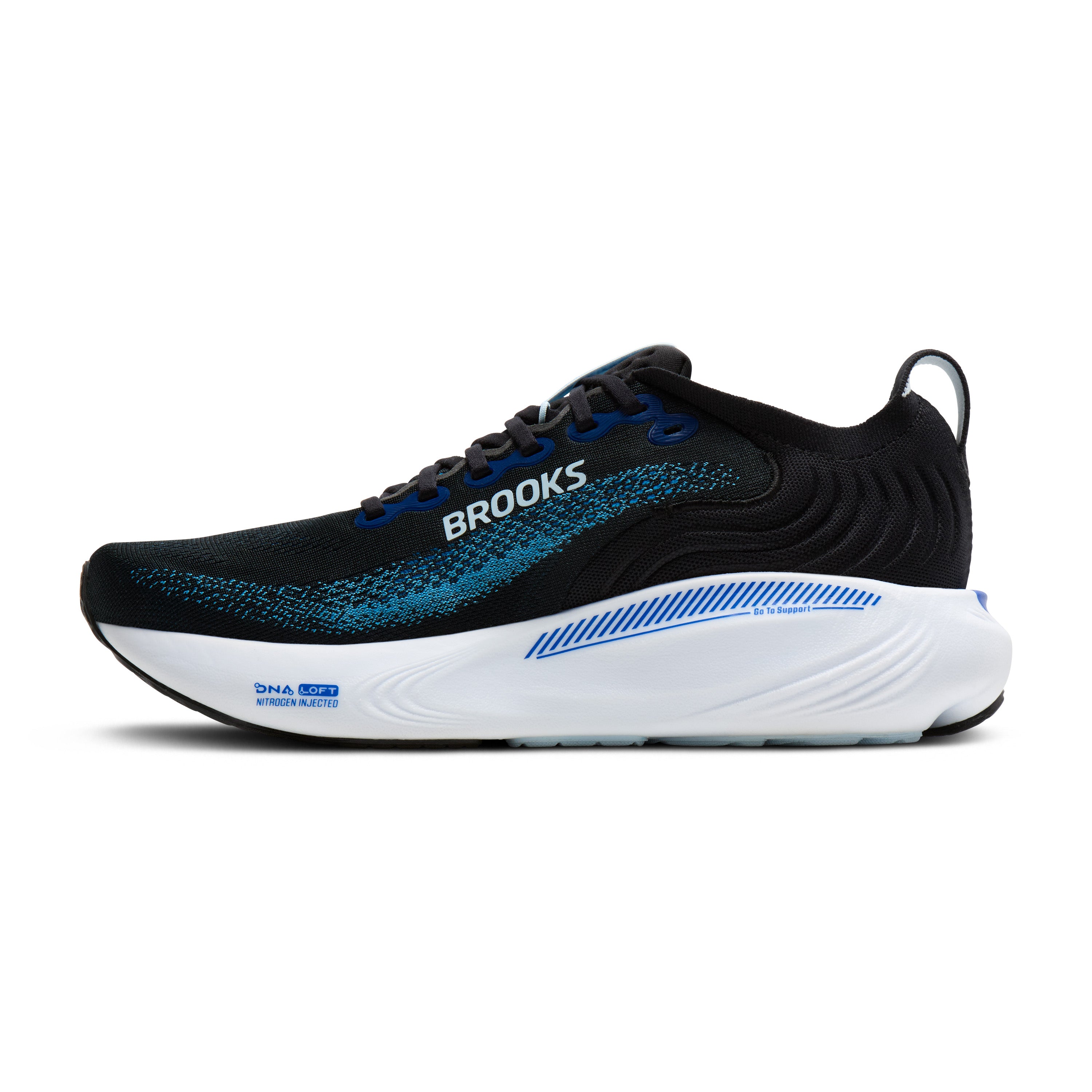 Brooks Adrenaline GTS 25 Men's Running Shoes Black Blue