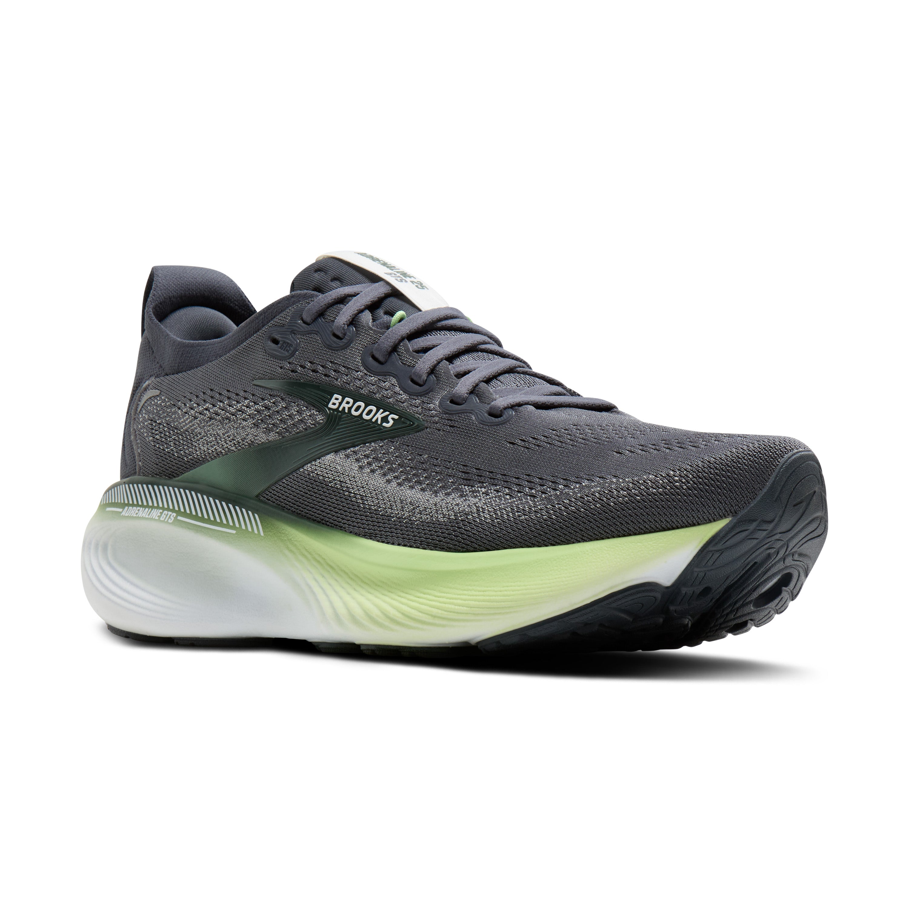 Brooks Adrenaline GTS 25 Men's Running Shoes Grey Paradise Green