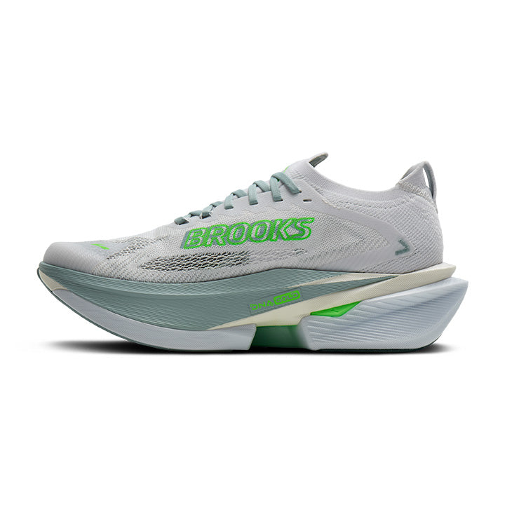Brooks Hyperion Max 3 Men's Running Shoes Grey Mist Green