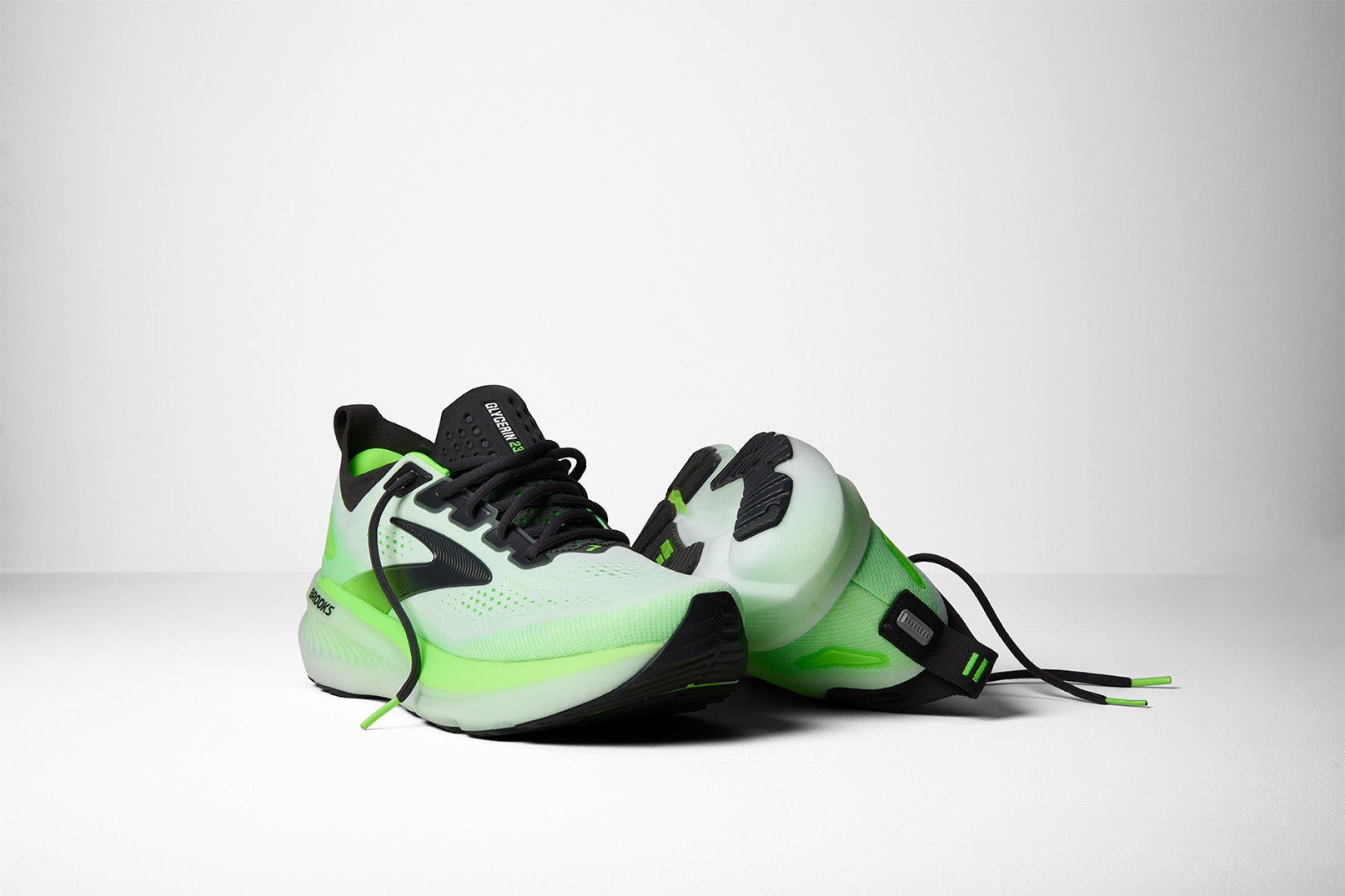 Brooks Glycerin 23 Men's Running Shoes White Phantom