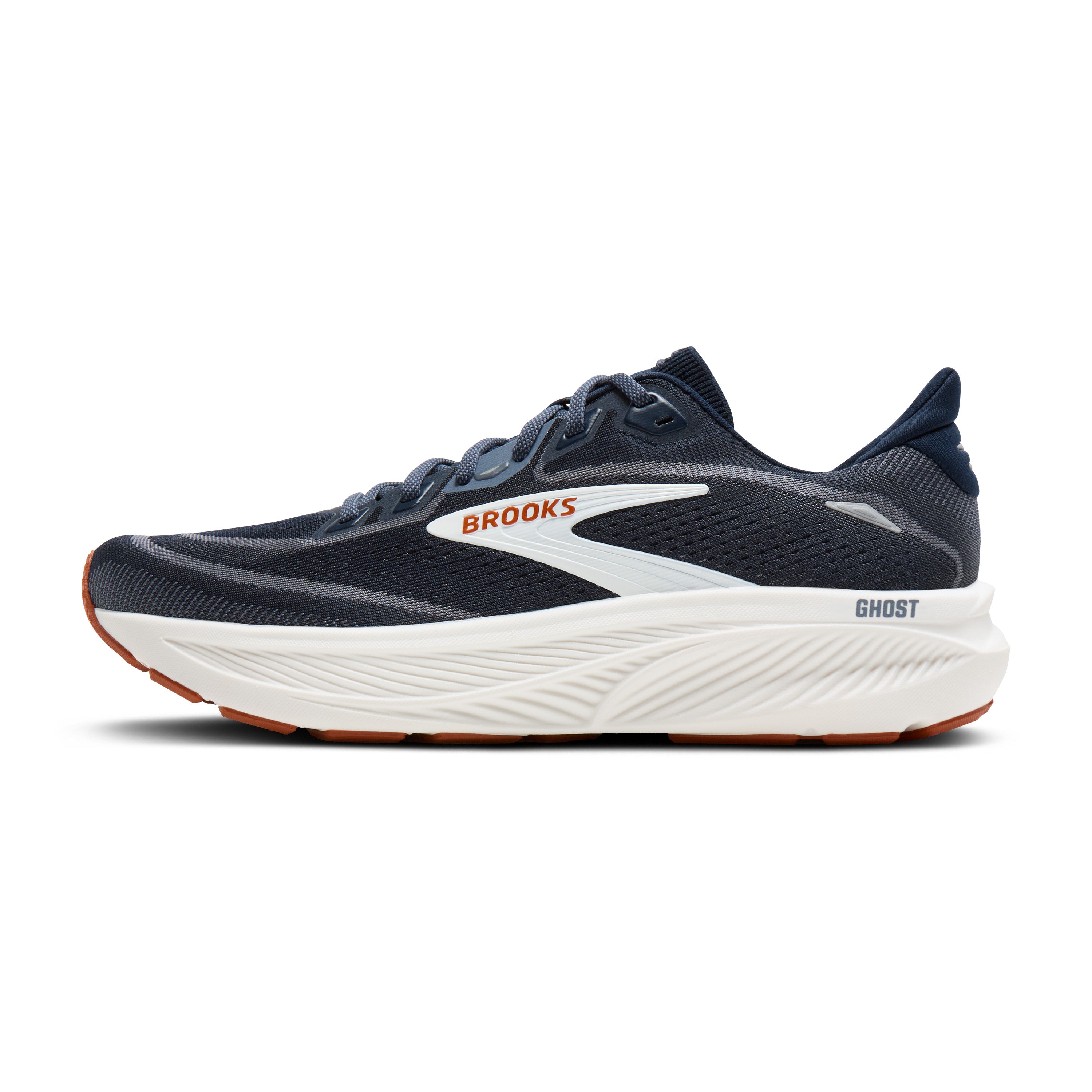 Brooks Ghost 18 Men's Running Shoes Navy Blazer Red