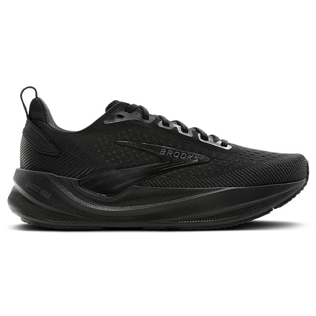 Brooks Ghost Max 4 Men's Wide Fit Running Shoes Black