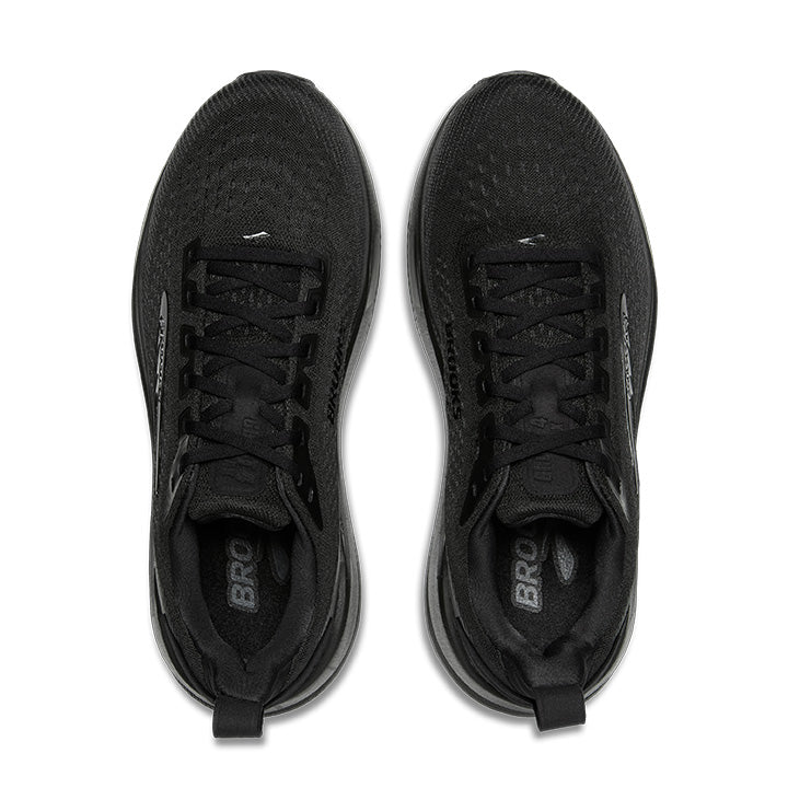 Brooks Ghost Max 4 Men's Wide Fit Running Shoes Black