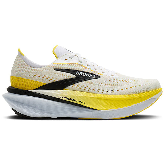 Brooks Hyperion Max 4 Men's Running Shoes White Cyber Yellow