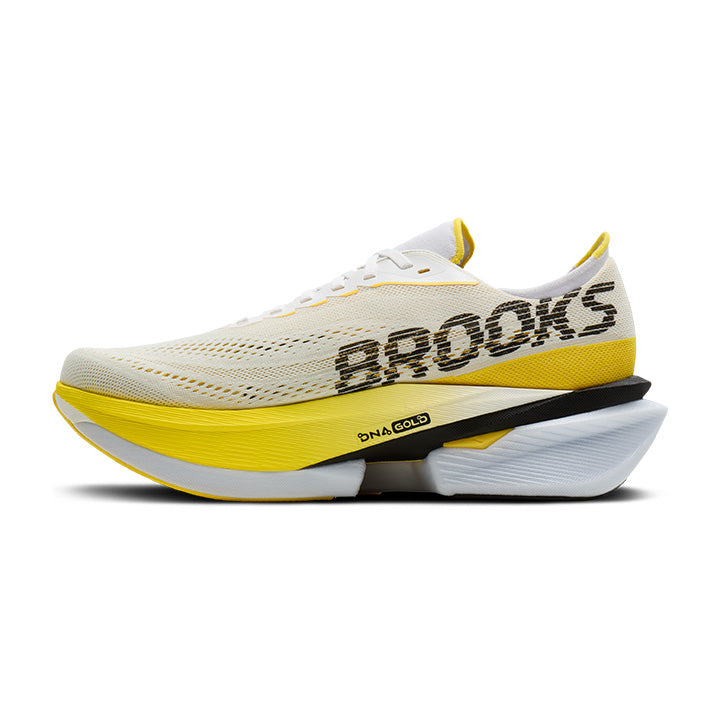 Brooks Hyperion Max 4 Men's Running Shoes White Cyber Yellow