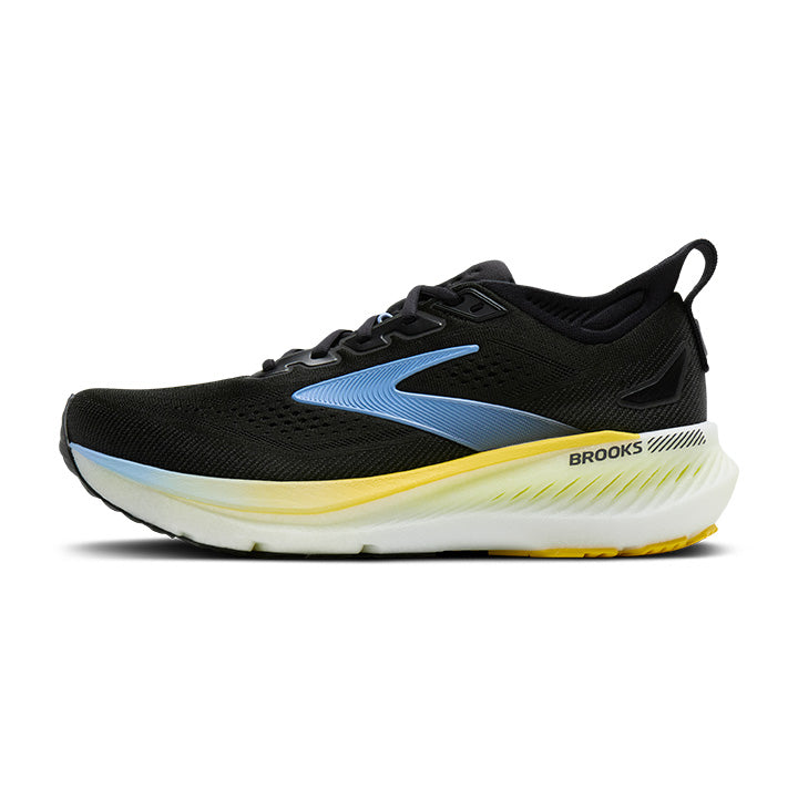 Brooks Glycerin GTS 23 Men's Running Shoes Black Yellow Nightlife