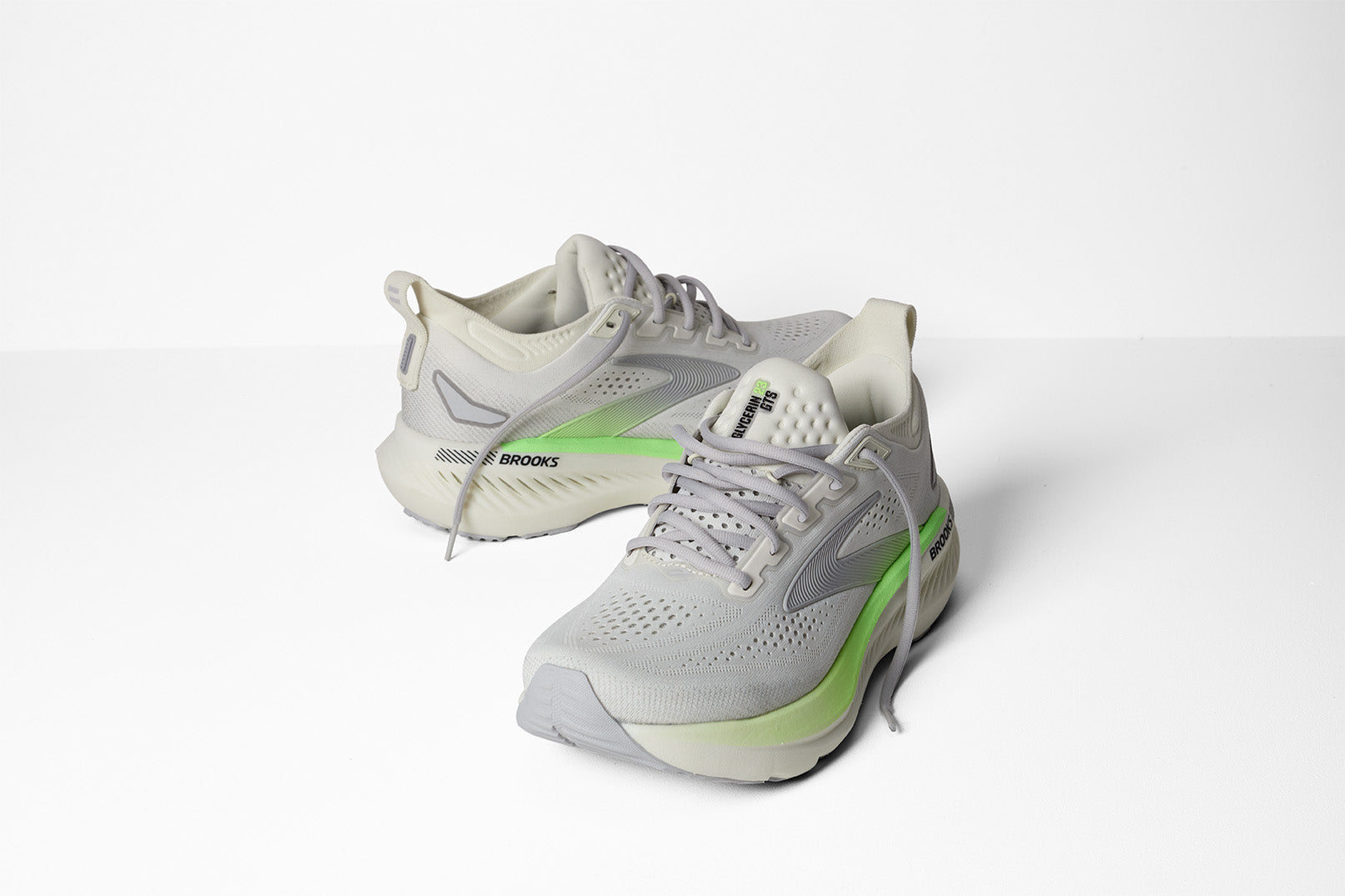 Brooks Glycerin GTS 23 Men's Running Shoes Grey Green