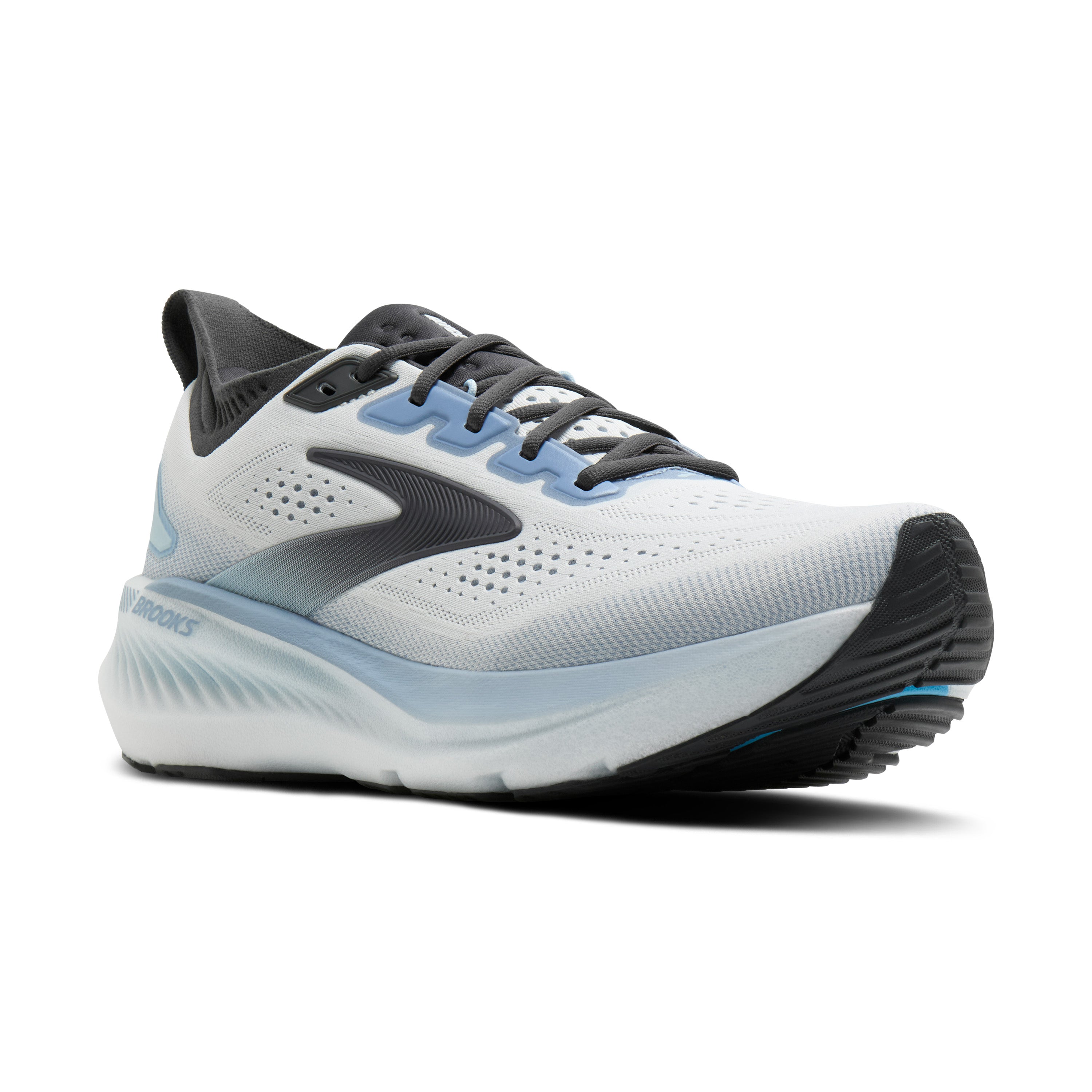 Brooks Glycerin GTS 23 Men's Running Shoes White Blue
