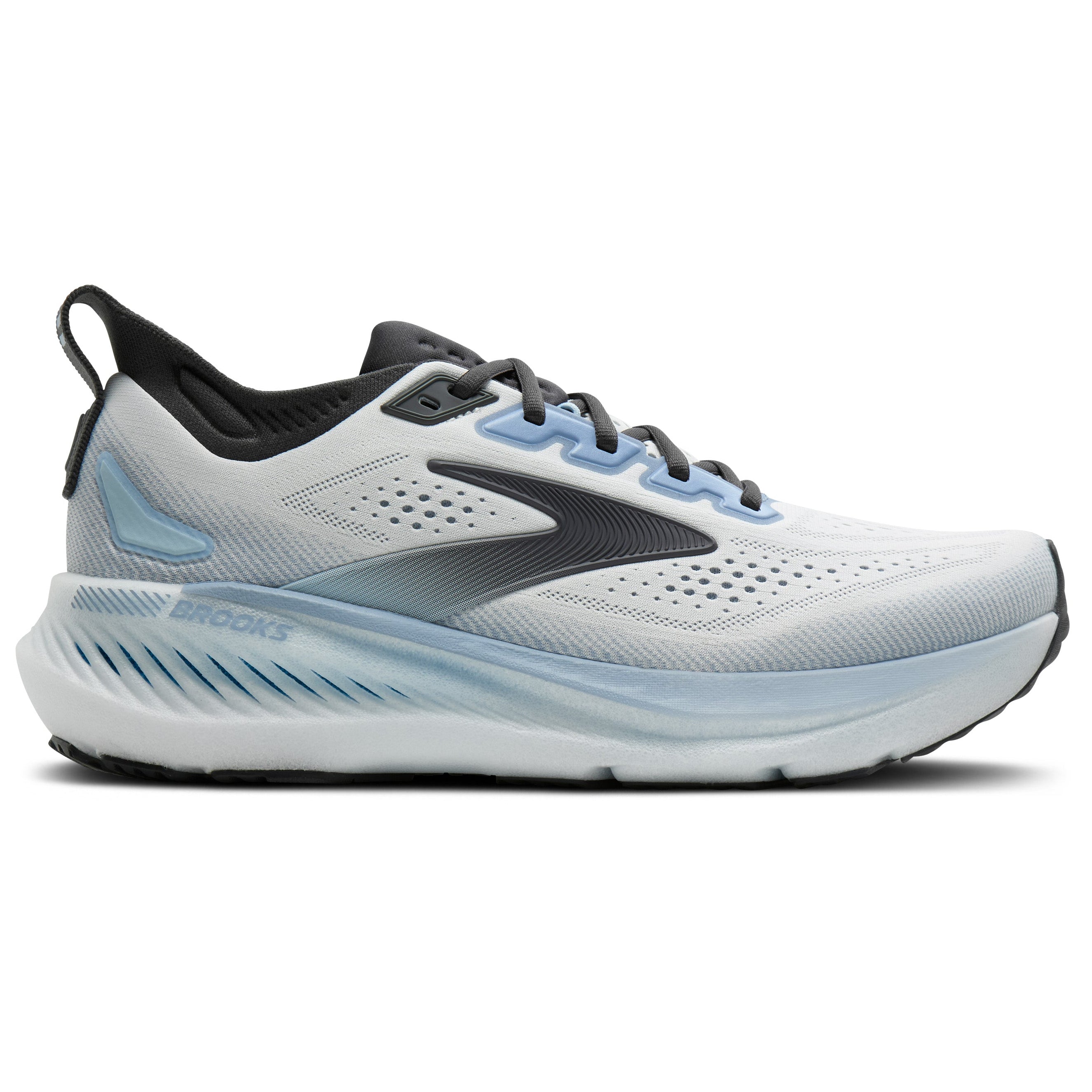 Brooks Glycerin GTS 23 Men's Running Shoes White Blue