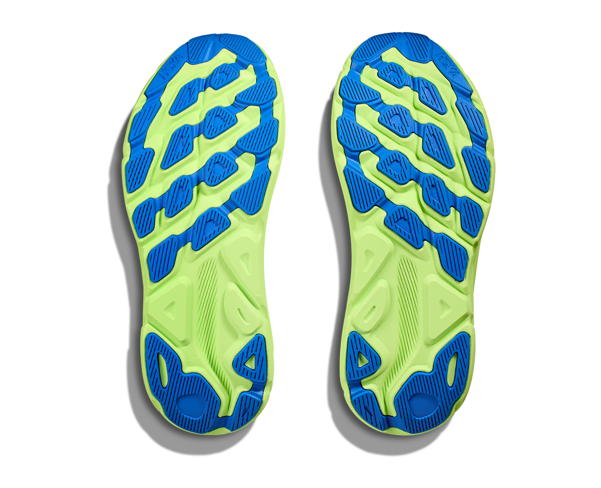 Hoka Clifton 9 Men's Road Running Shoes Grey Green