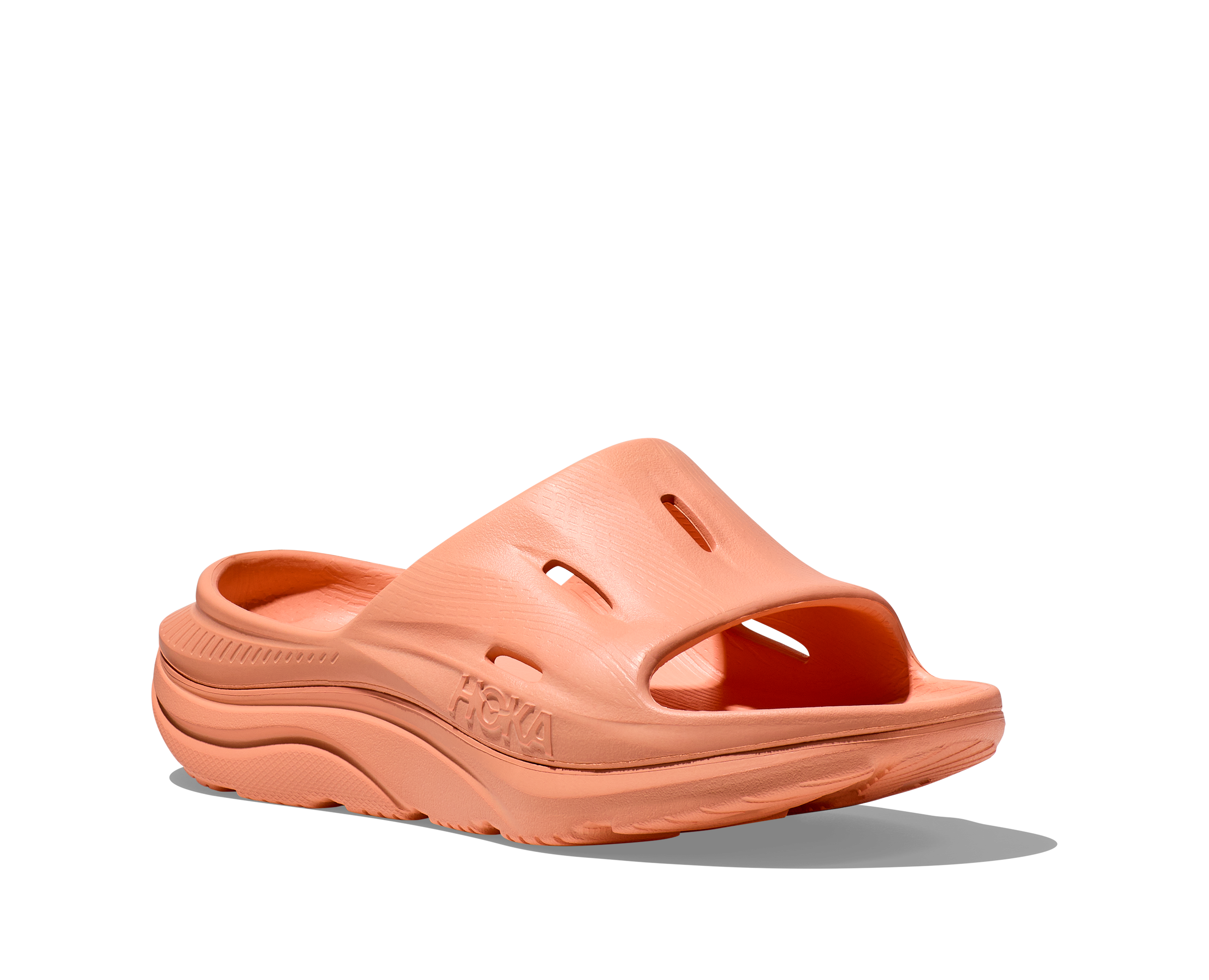 Hoka Ora Athletic Recovery Slide Papaya