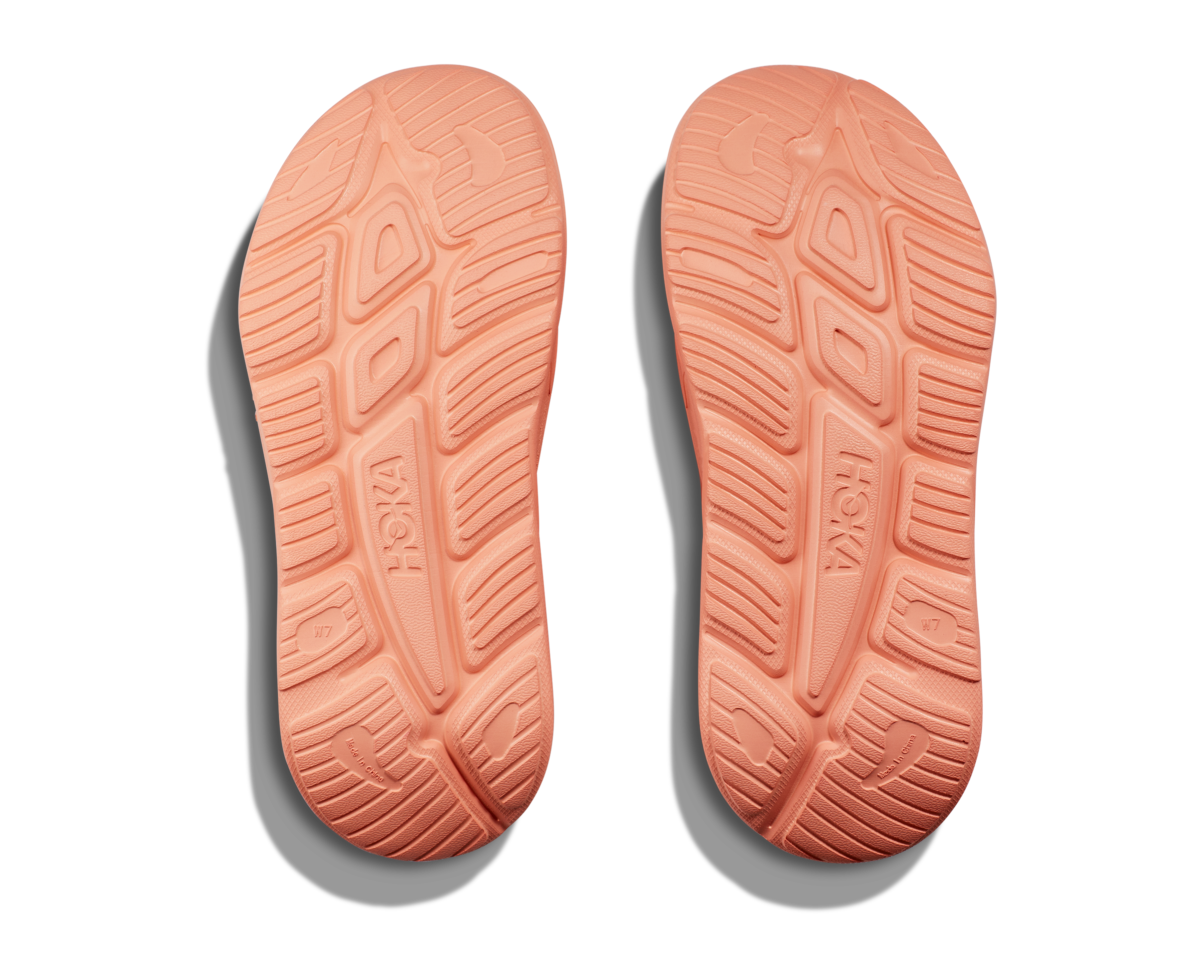 Hoka Ora Athletic Recovery Slide Papaya