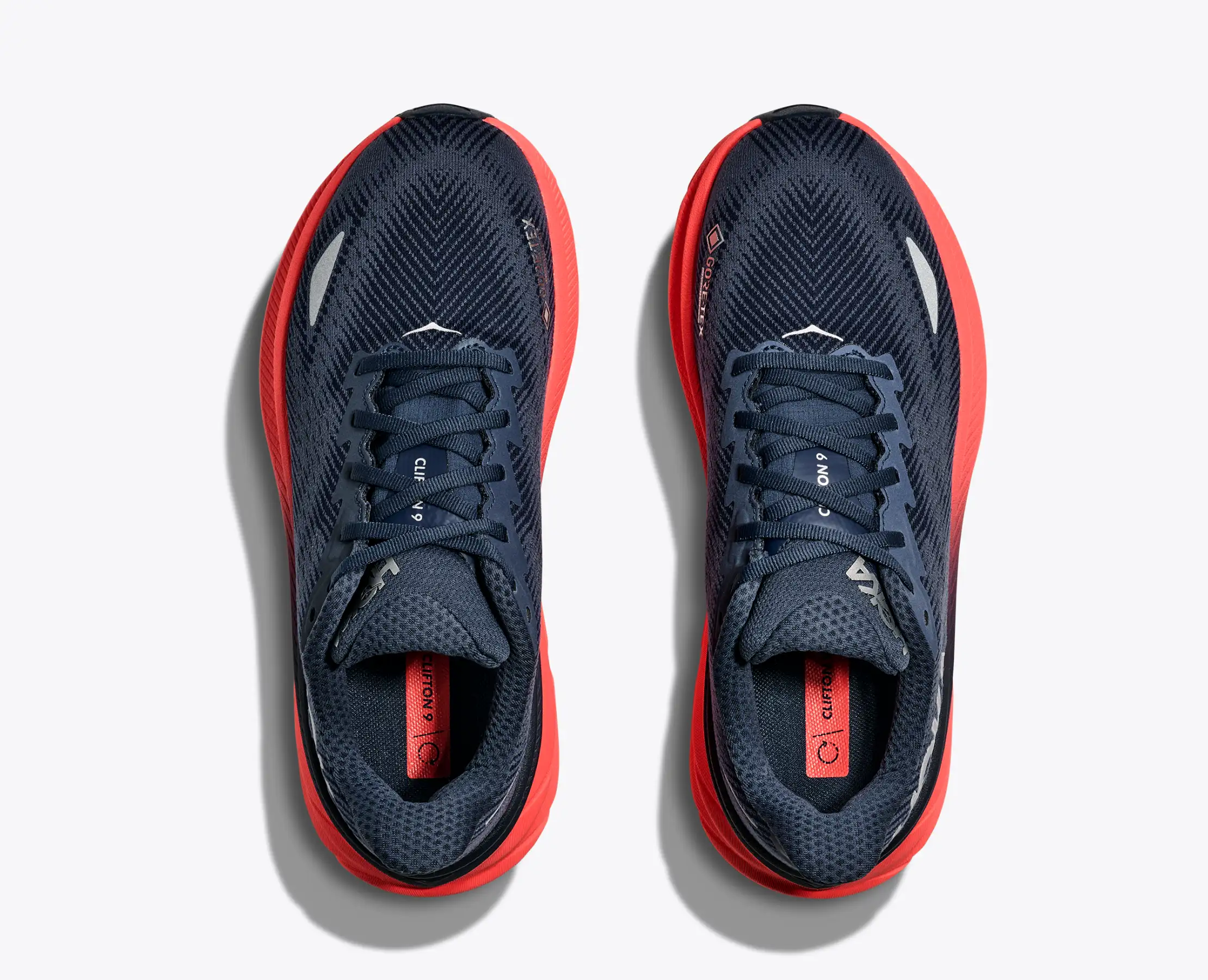 Hoka Clifton 9 GORE-TEX Women's Running Shoes Navy Coral