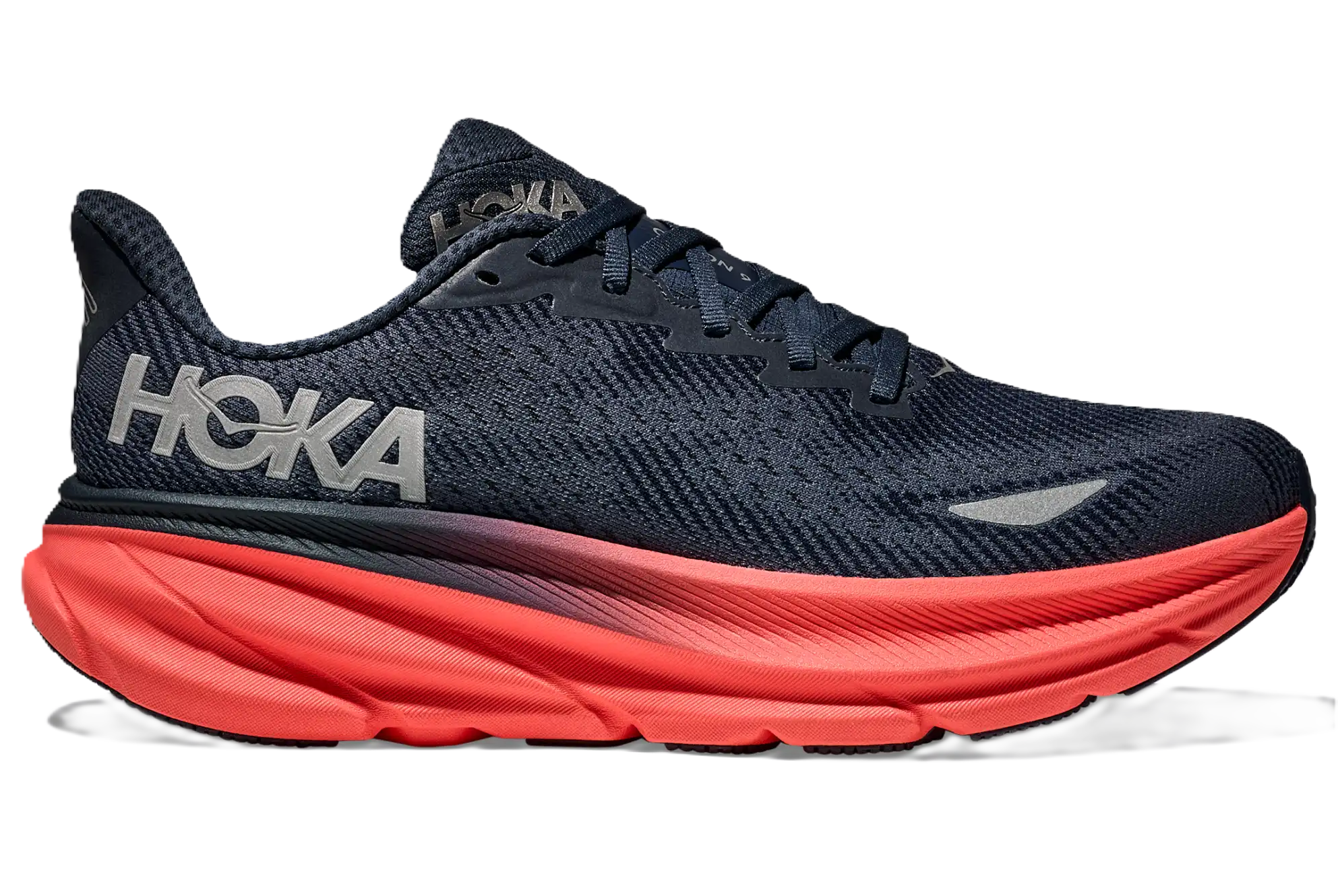 Hoka Clifton 9 GORE-TEX Women's Running Shoes Navy Coral