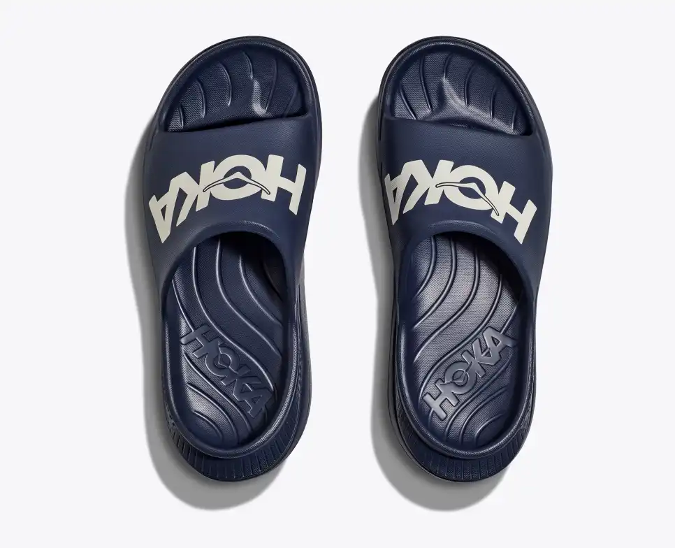 Hoka Ora Athletic Recovery Slides Navy
