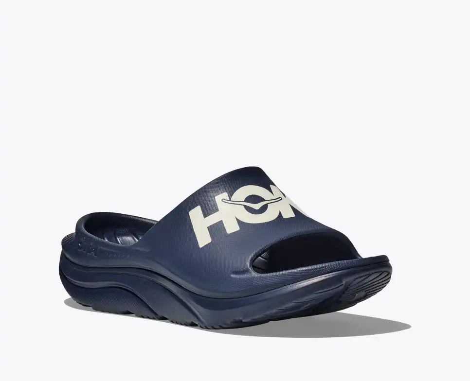 Hoka Ora Athletic Recovery Slides Navy