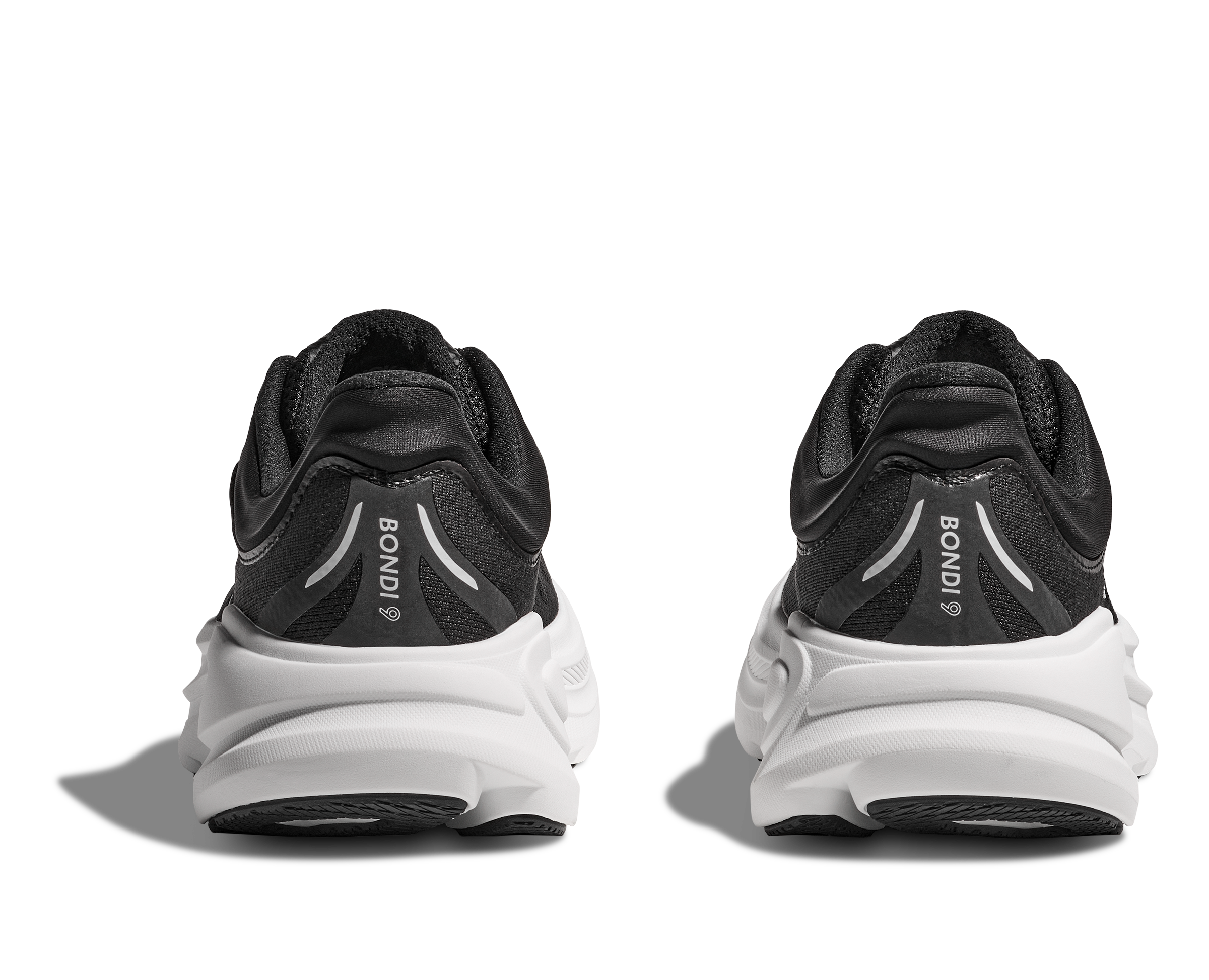 Hoka Bondi 9 Men's Running Shoes Black White