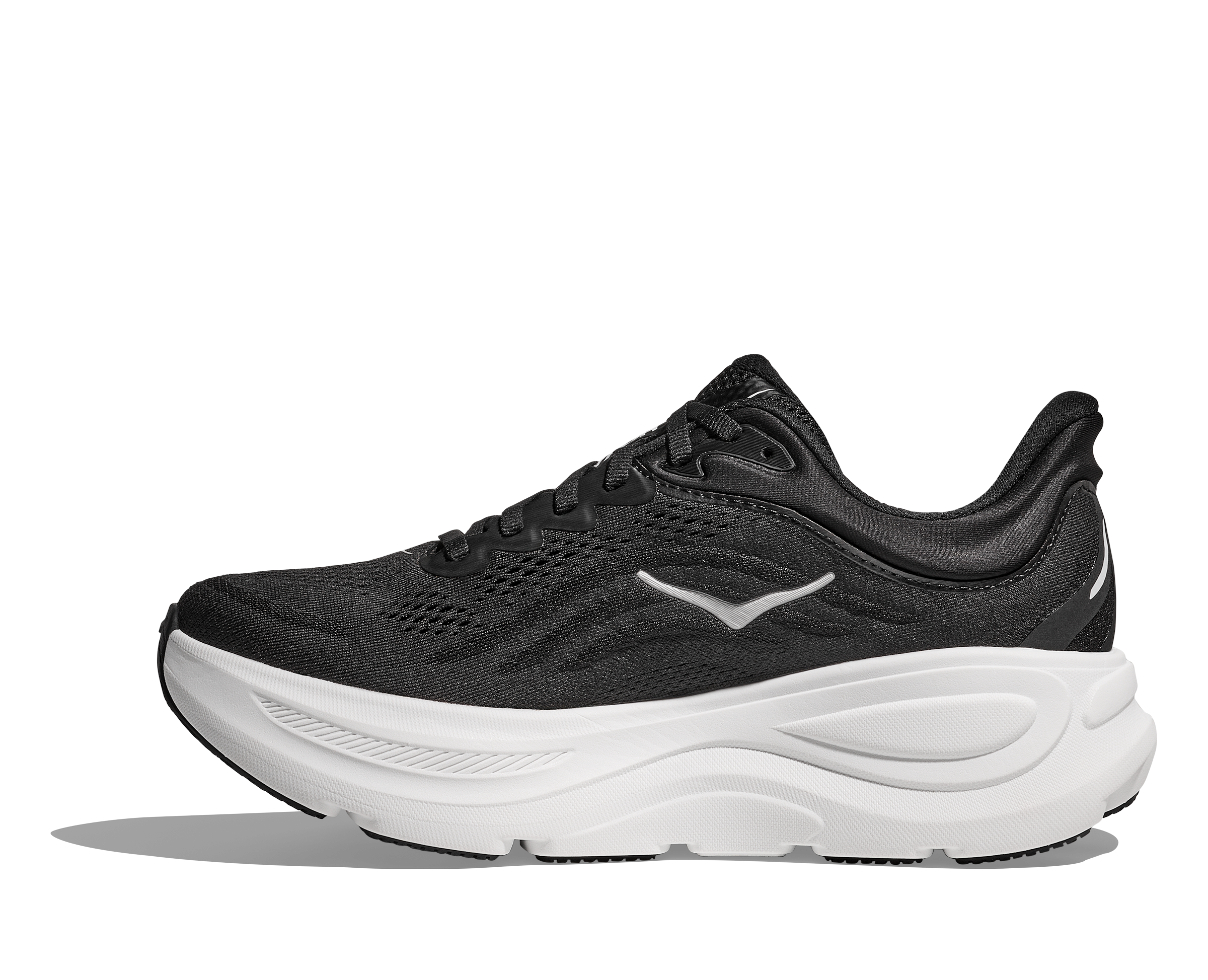 Hoka Bondi 9 Men's Running Shoes Black White