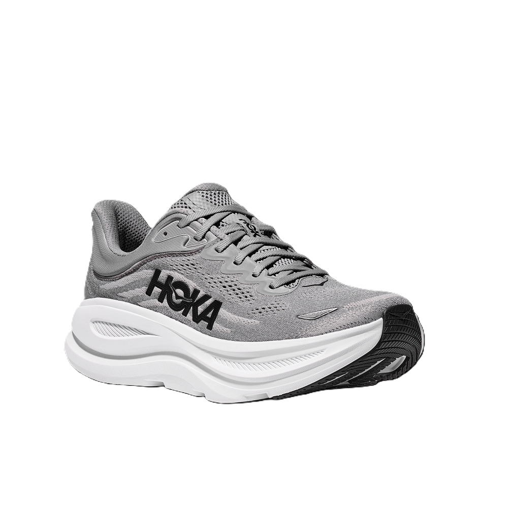 Hoka Bondi 9 Men's Running Shoes Galactic Grey
