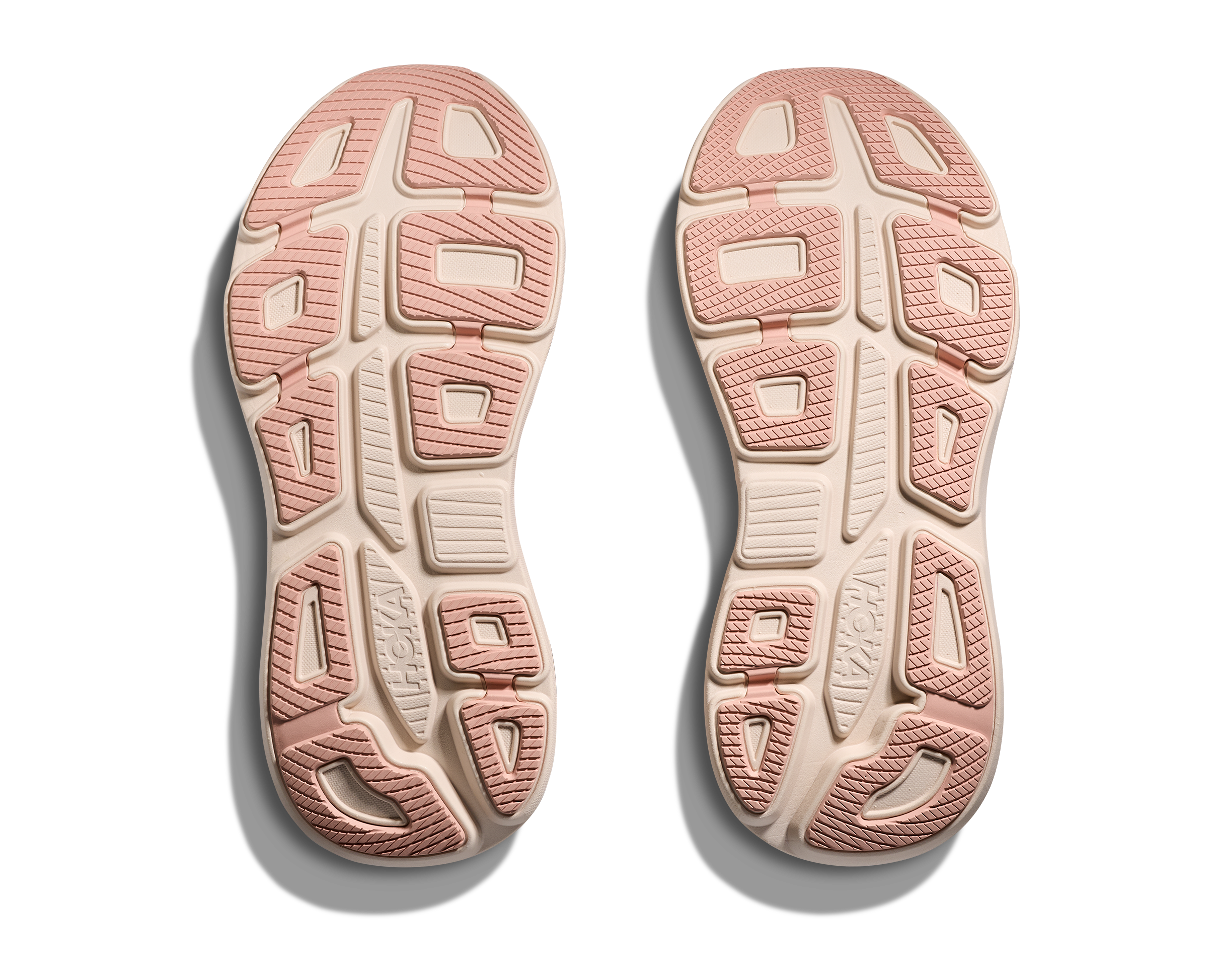 Hoka Bondi 9 Women's Running Shoes Rose Latte Rose Cream