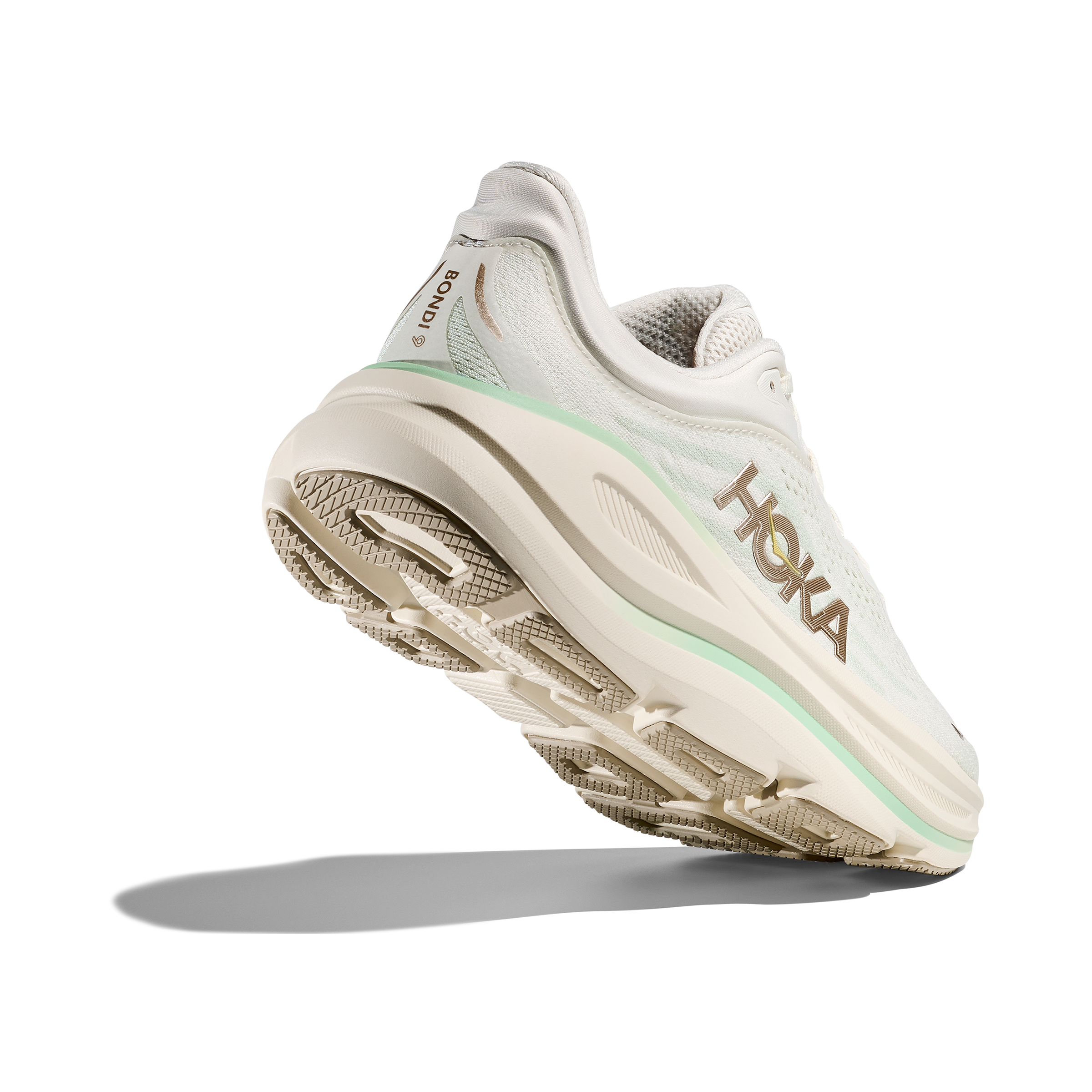 Hoka Bondi 9 Women's Running Shoes Truffle Salt Sea Glass