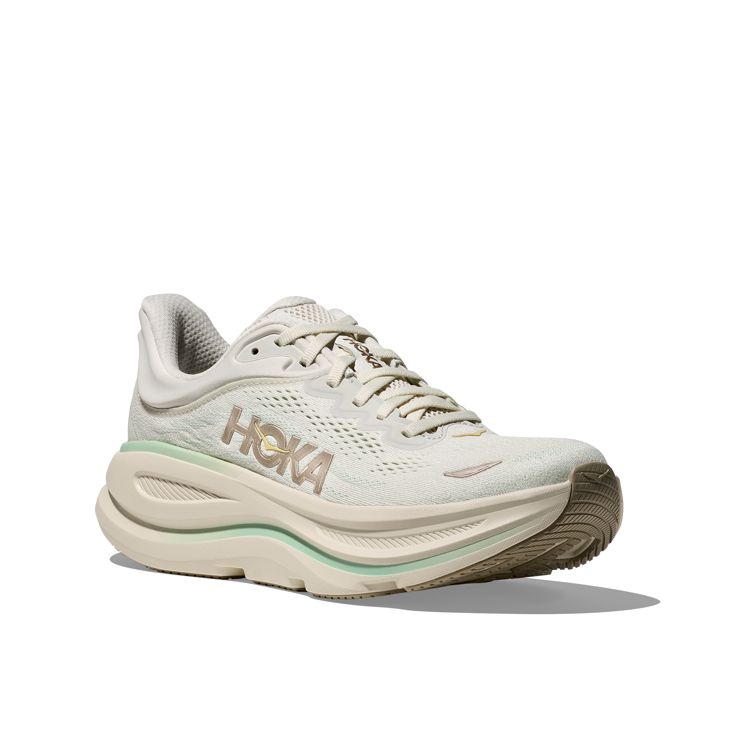 Hoka Bondi 9 Women's Running Shoes Truffle Salt Sea Glass