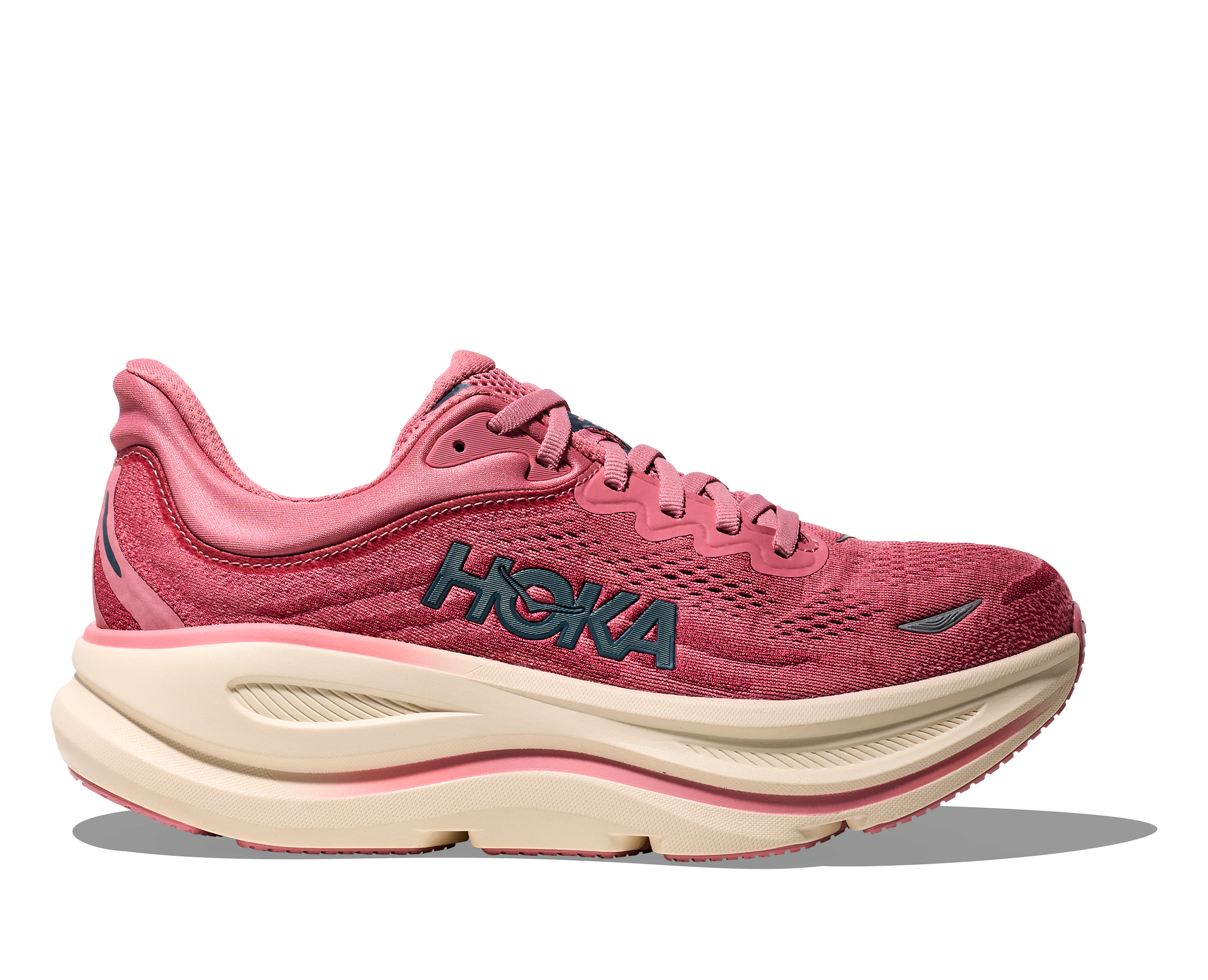 Hoka Bondi 9 Women's Running Shoes Lingonberry