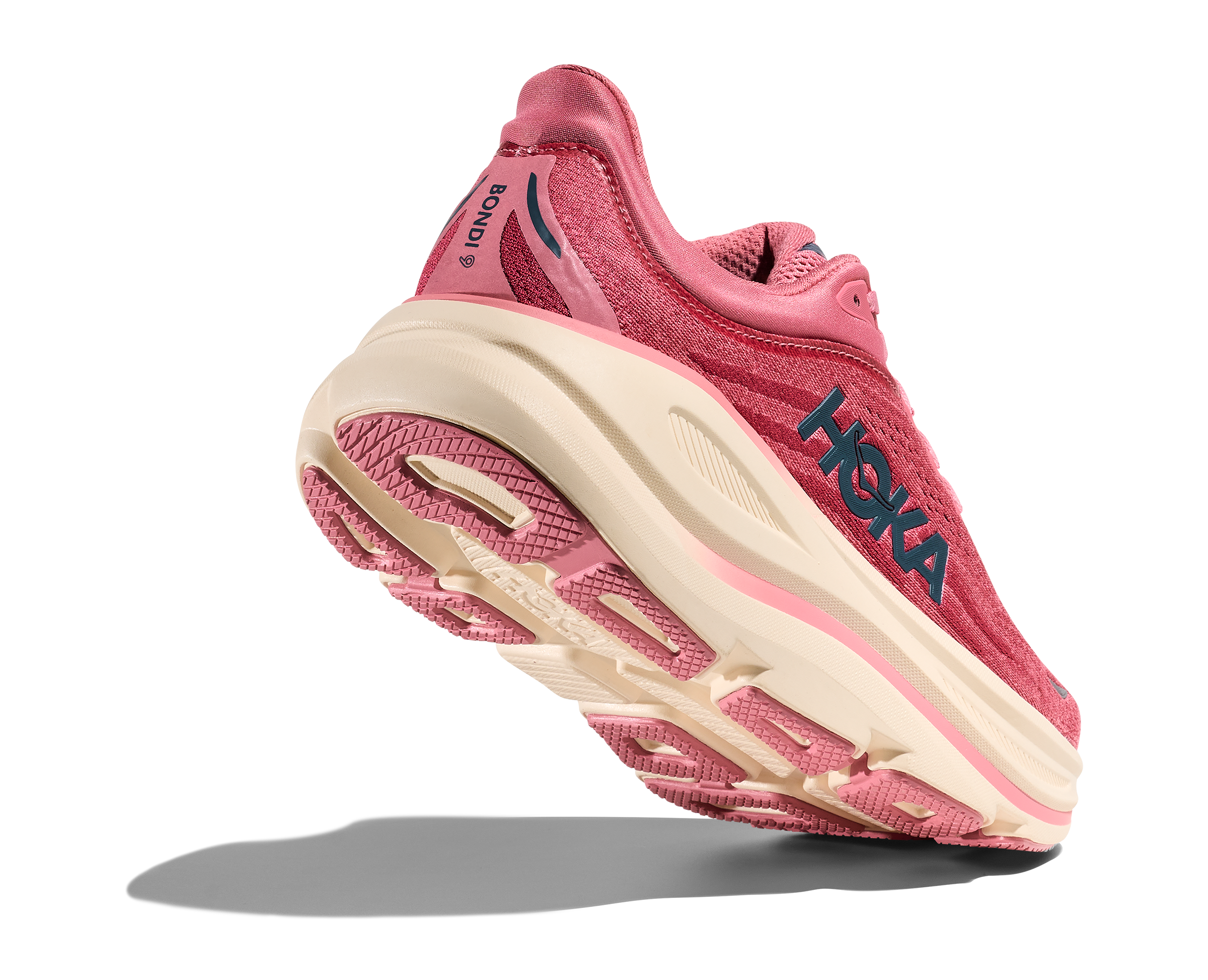 Hoka Bondi 9 Women's Running Shoes Lingonberry